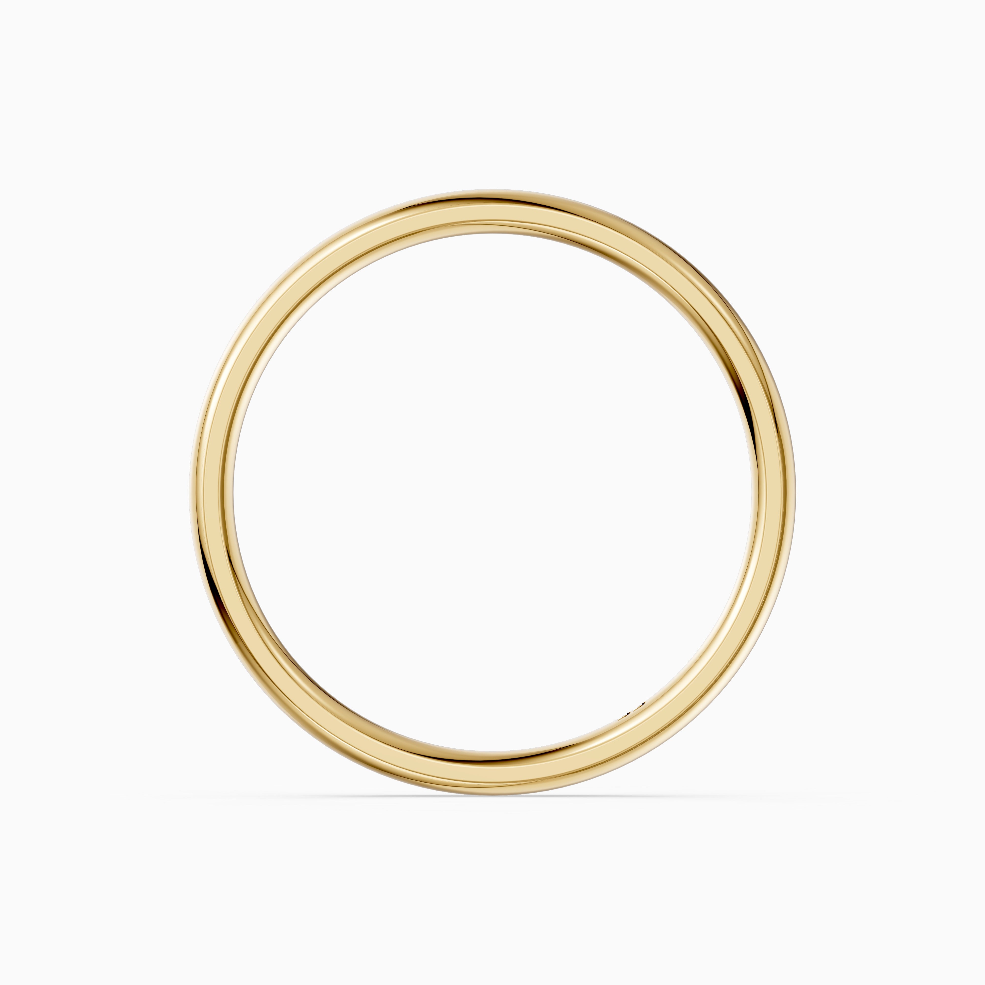 Willa Half Round Plain Wedding Band