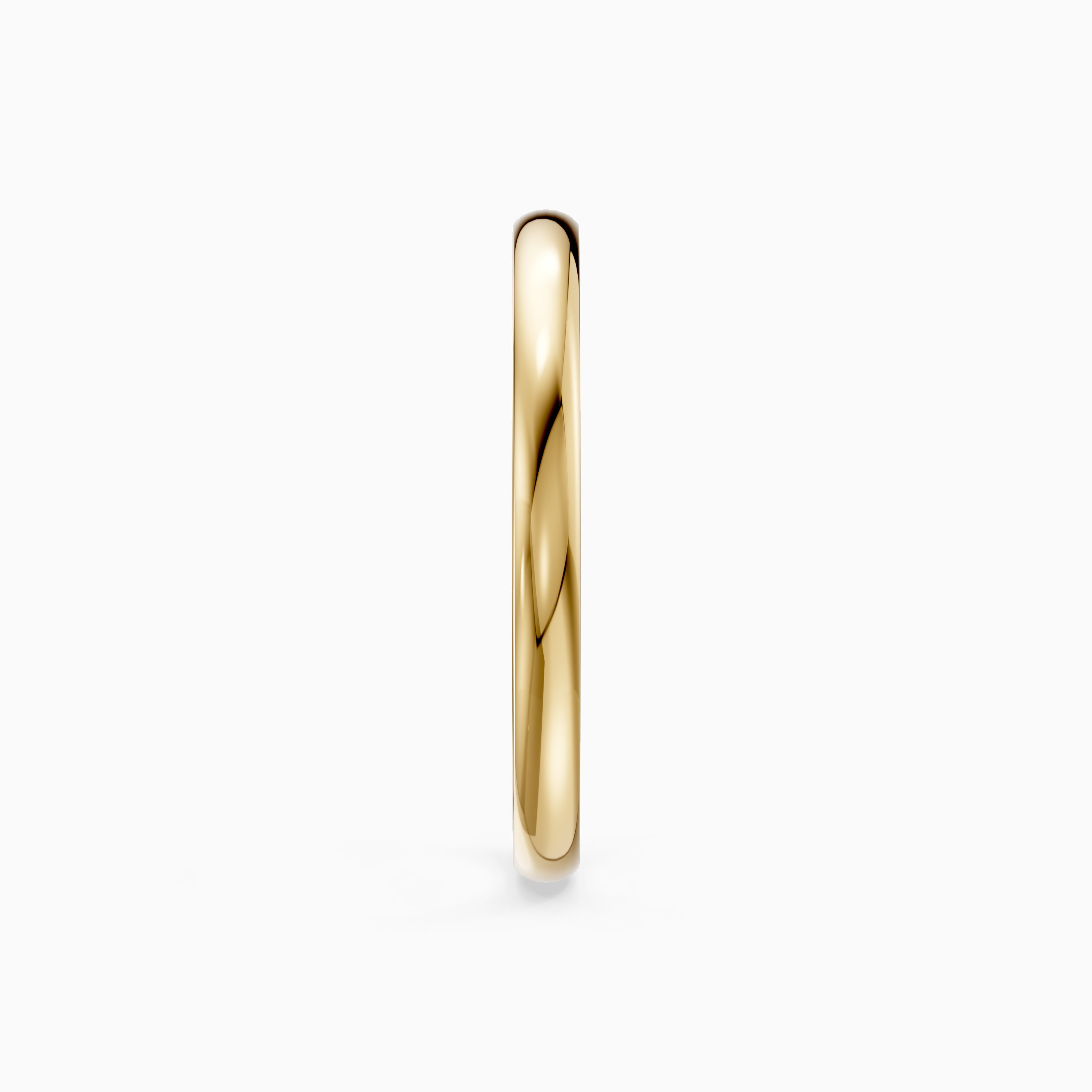 Willa Half Round Plain Wedding Band