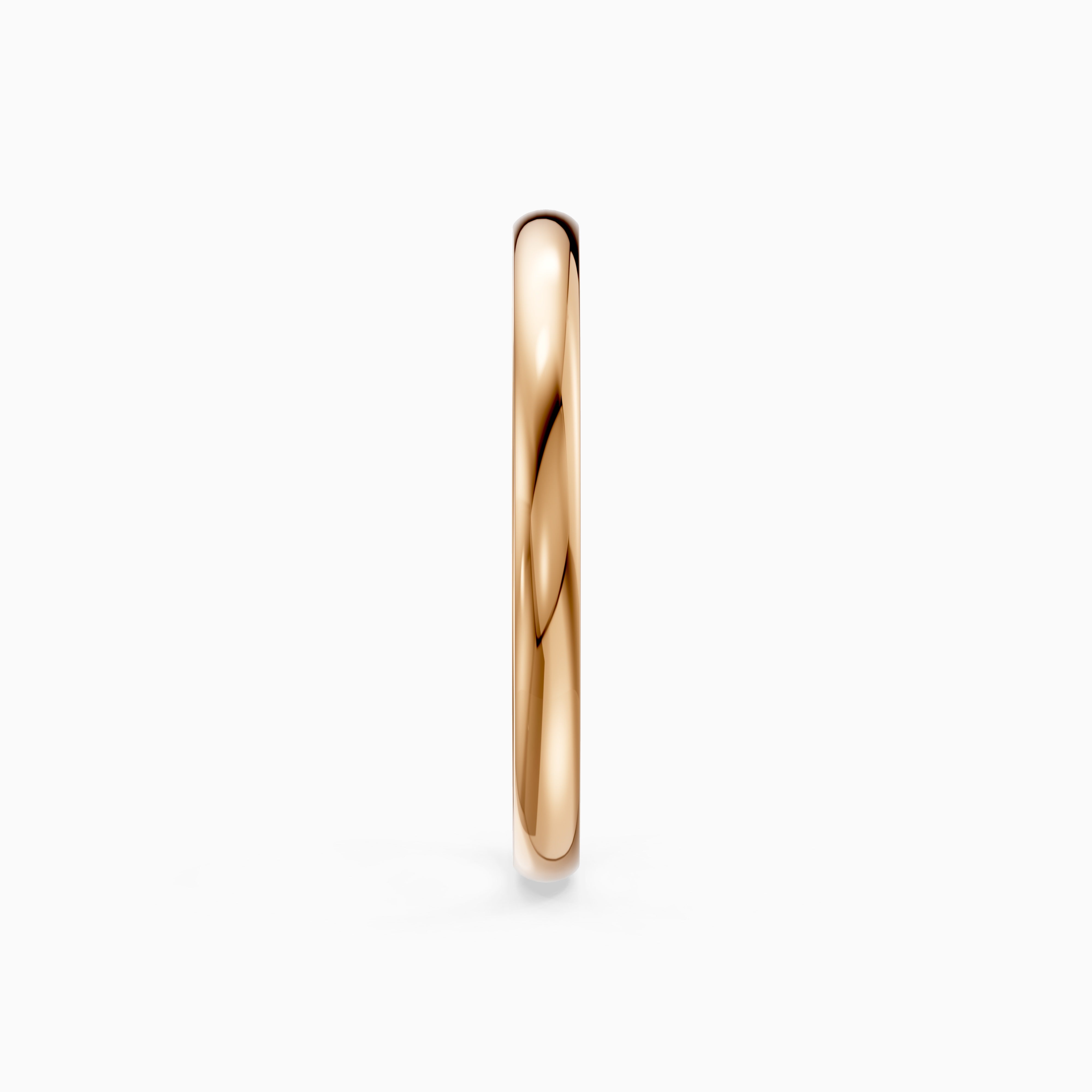 Willa Half Round Plain Wedding Band