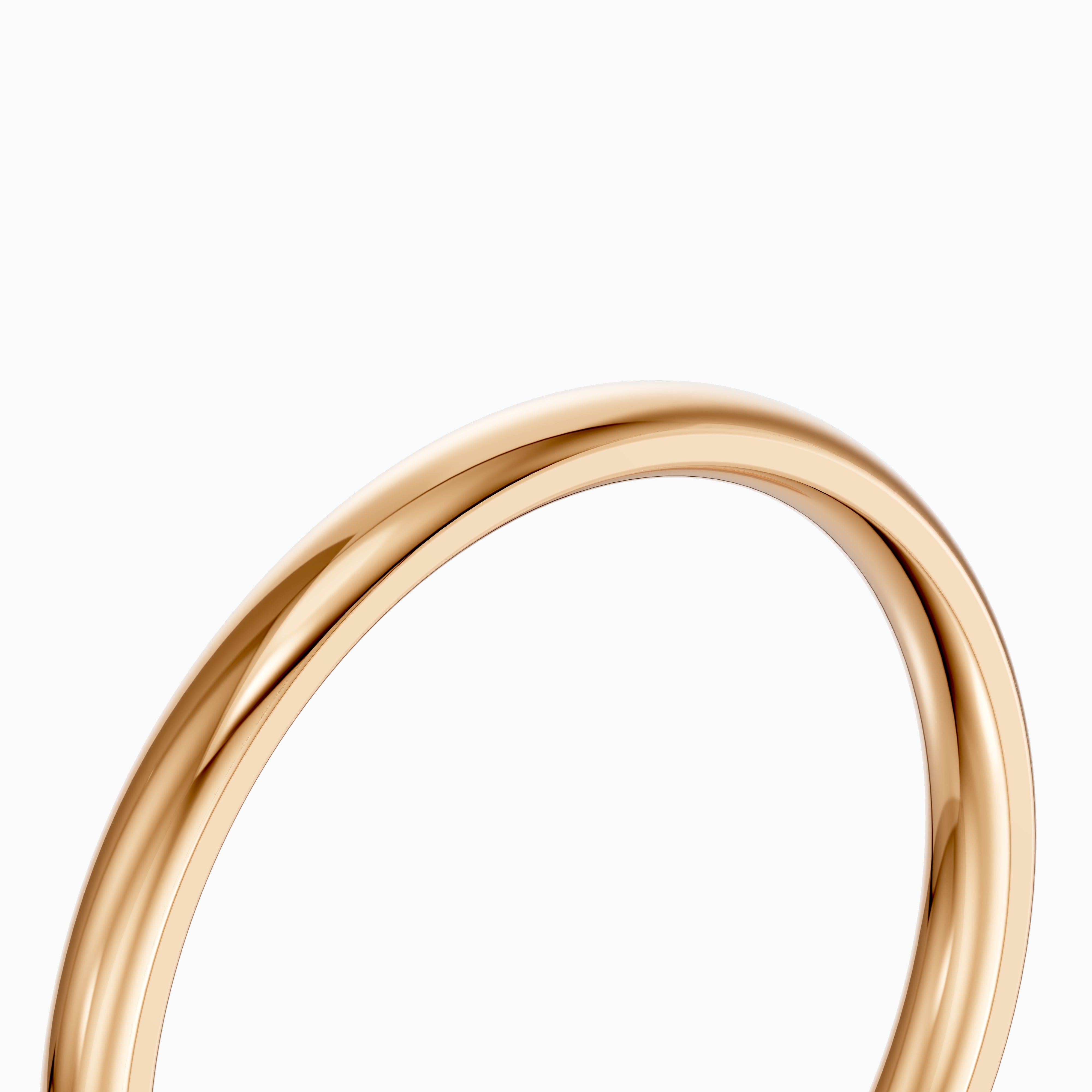 Willa Half Round Plain Wedding Band