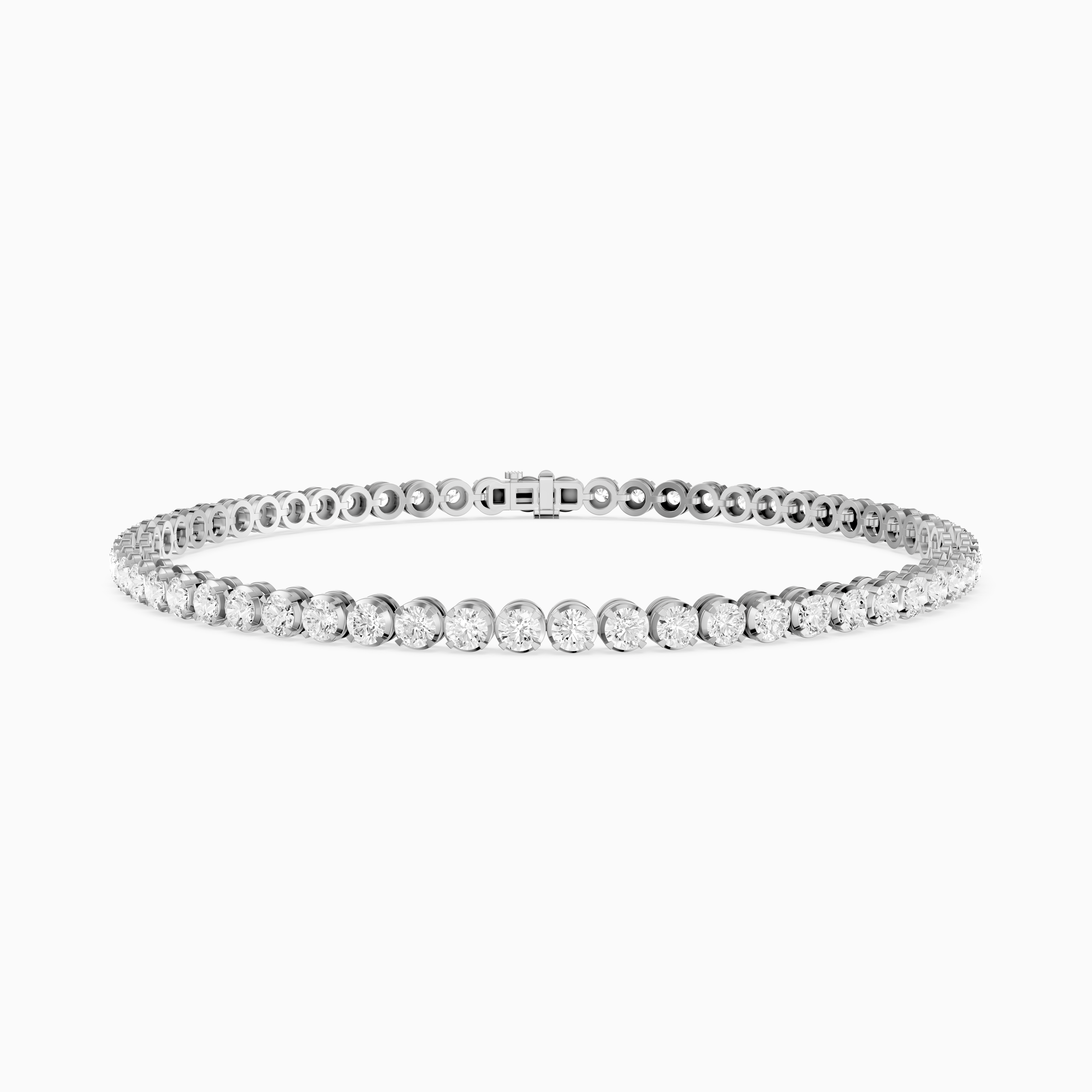 Noa Round Lab Grown Diamond Four Prong Tennis Bracelet