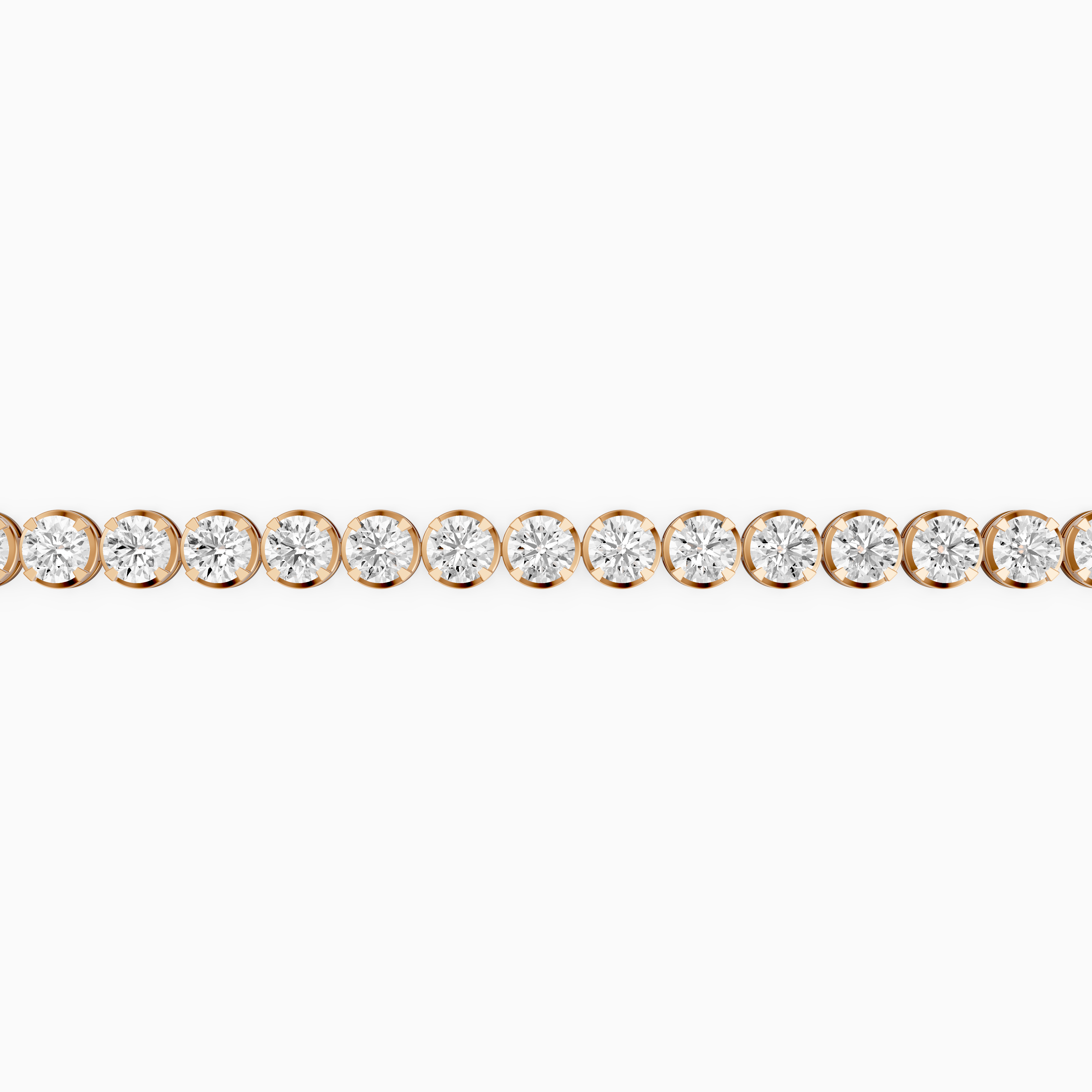 Noa Round Lab Grown Diamond Four Prong Tennis Bracelet