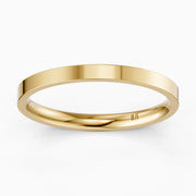 Palmer Flat Comfort Fit Plain Wedding Band