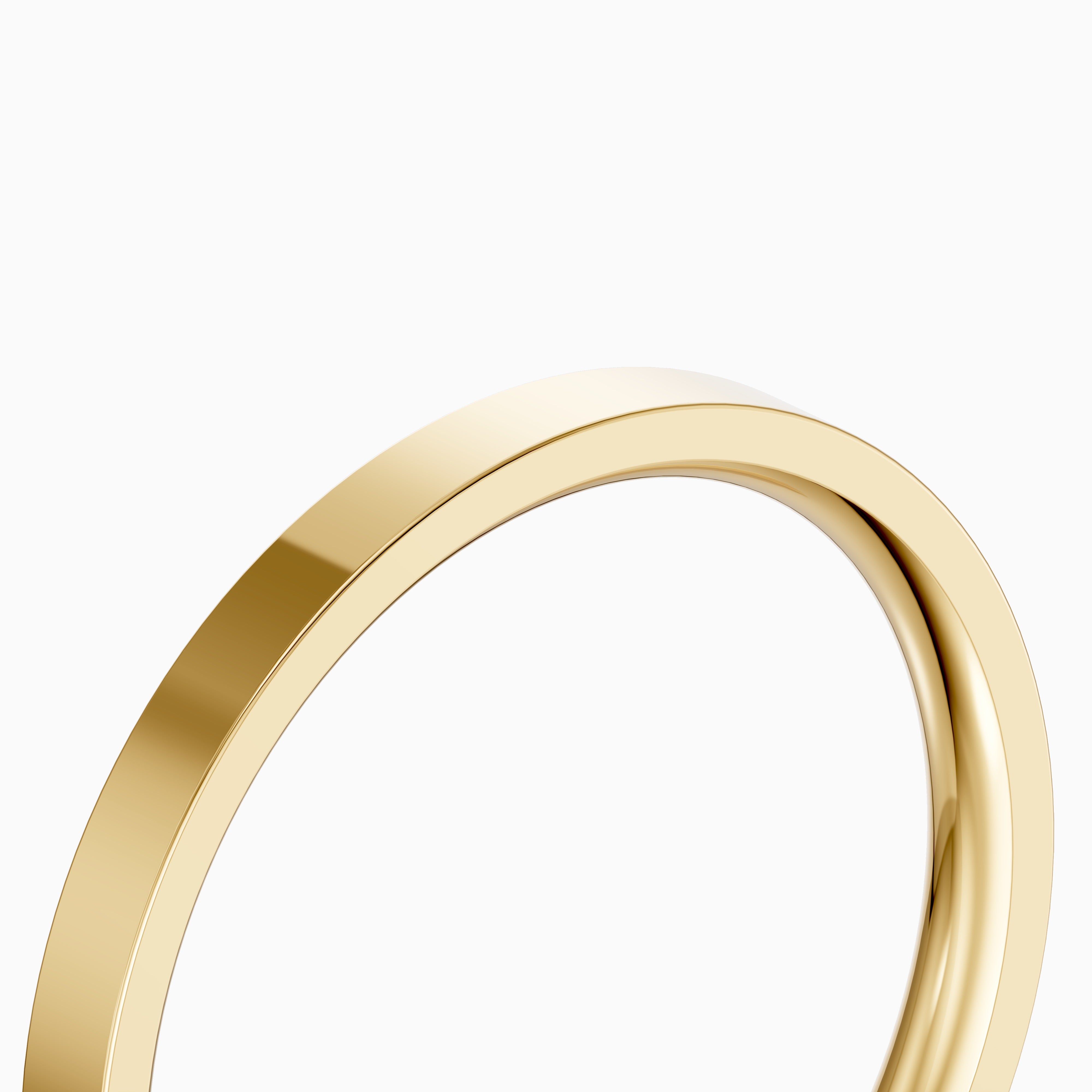 Palmer Flat Comfort Fit Plain Wedding Band