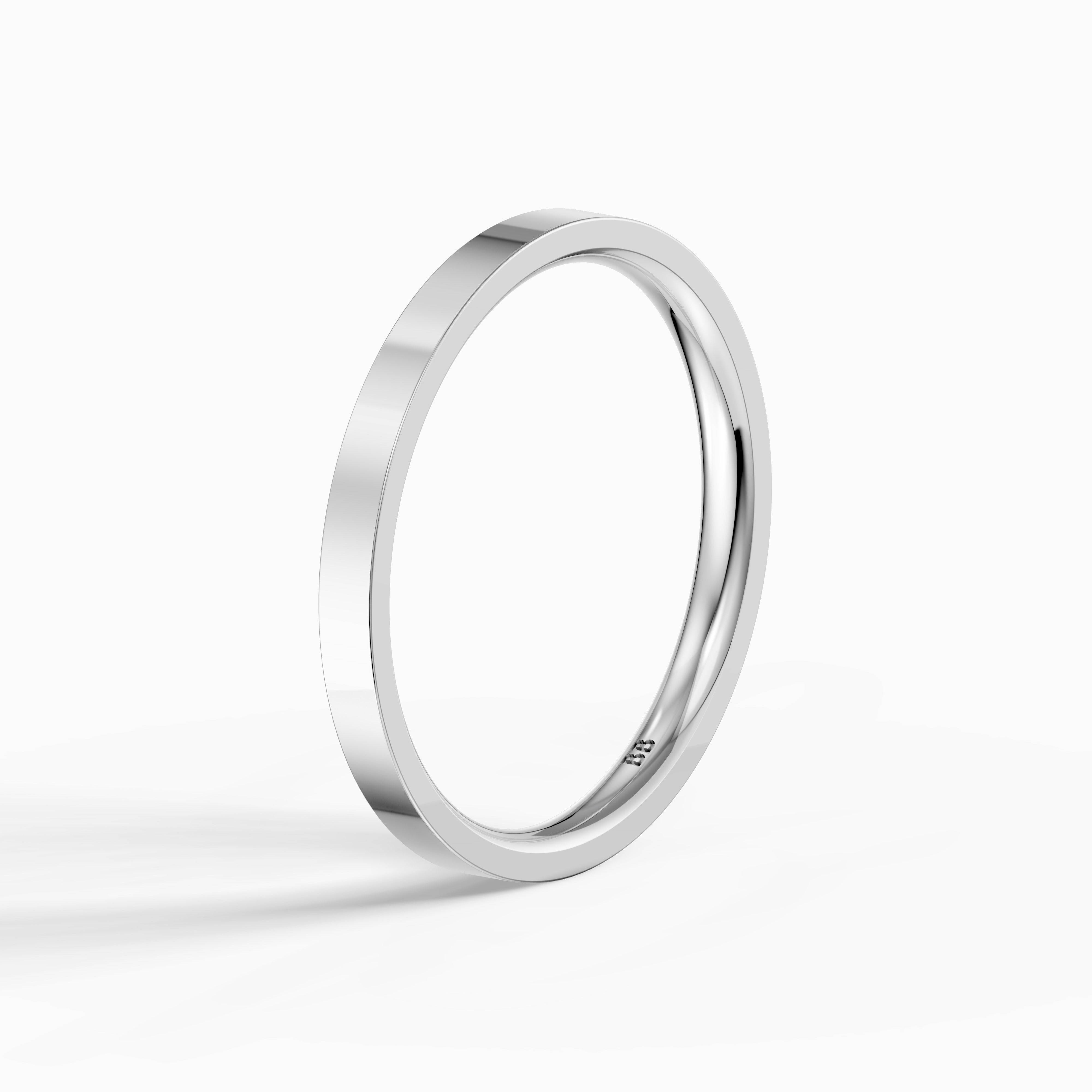 Palmer Flat Comfort Fit Plain Wedding Band