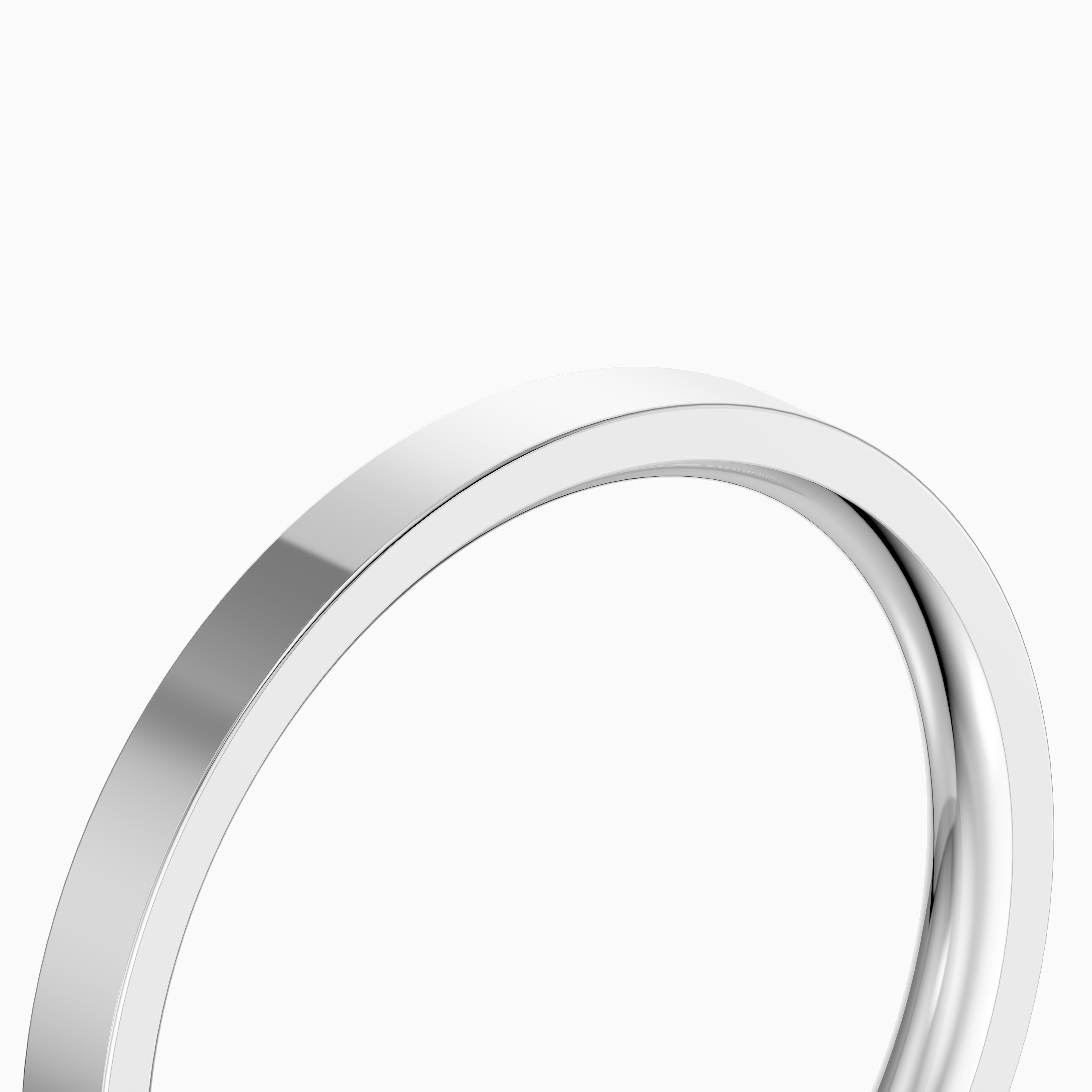 Palmer Flat Comfort Fit Plain Wedding Band