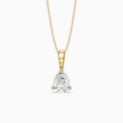 Amy Pear Shape Lab Grown Diamond Solitaire Pendant