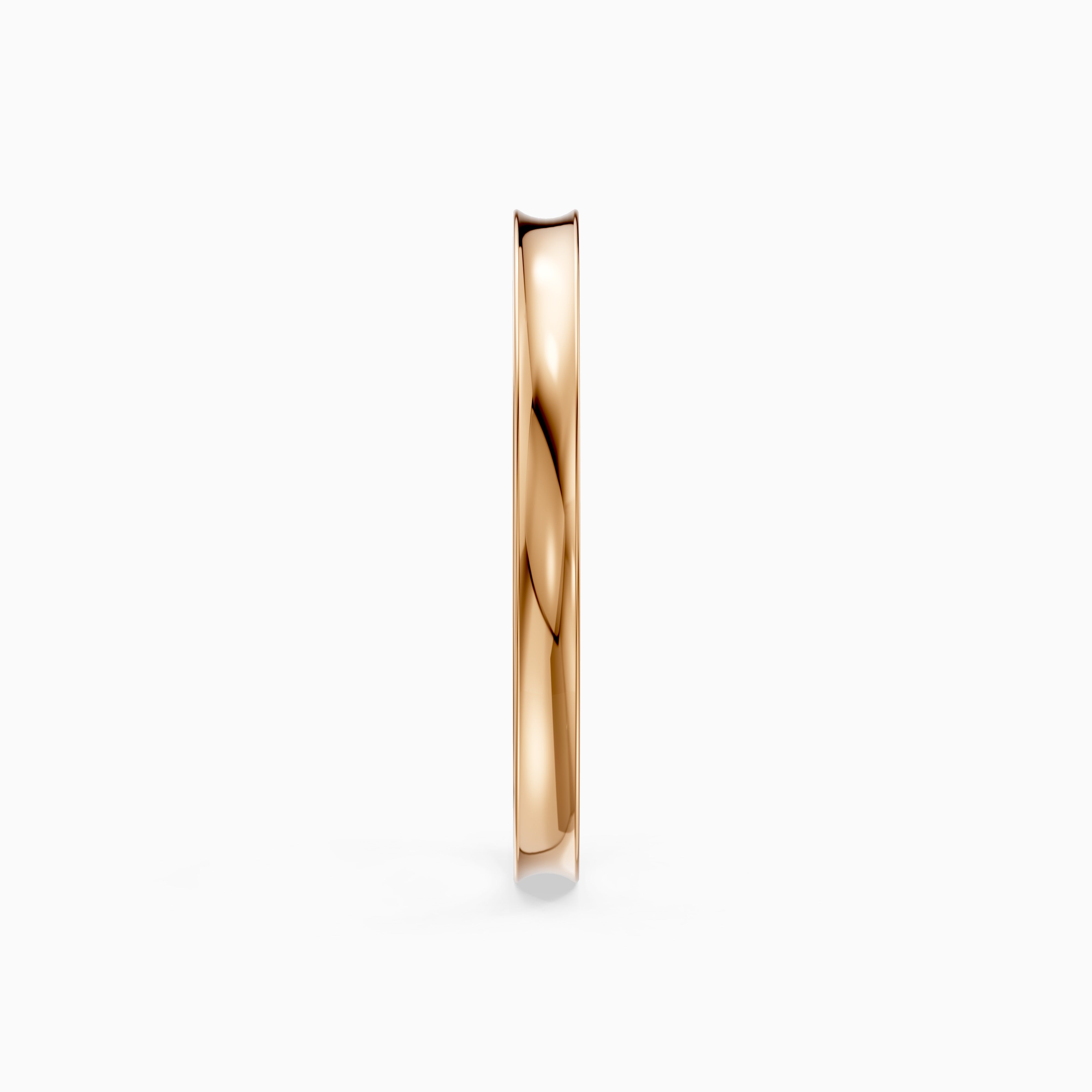 Kinsley Concave Plain Wedding Band