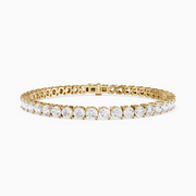 Manon Round Lab Grown Diamond Two Prong Tennis Bracelet