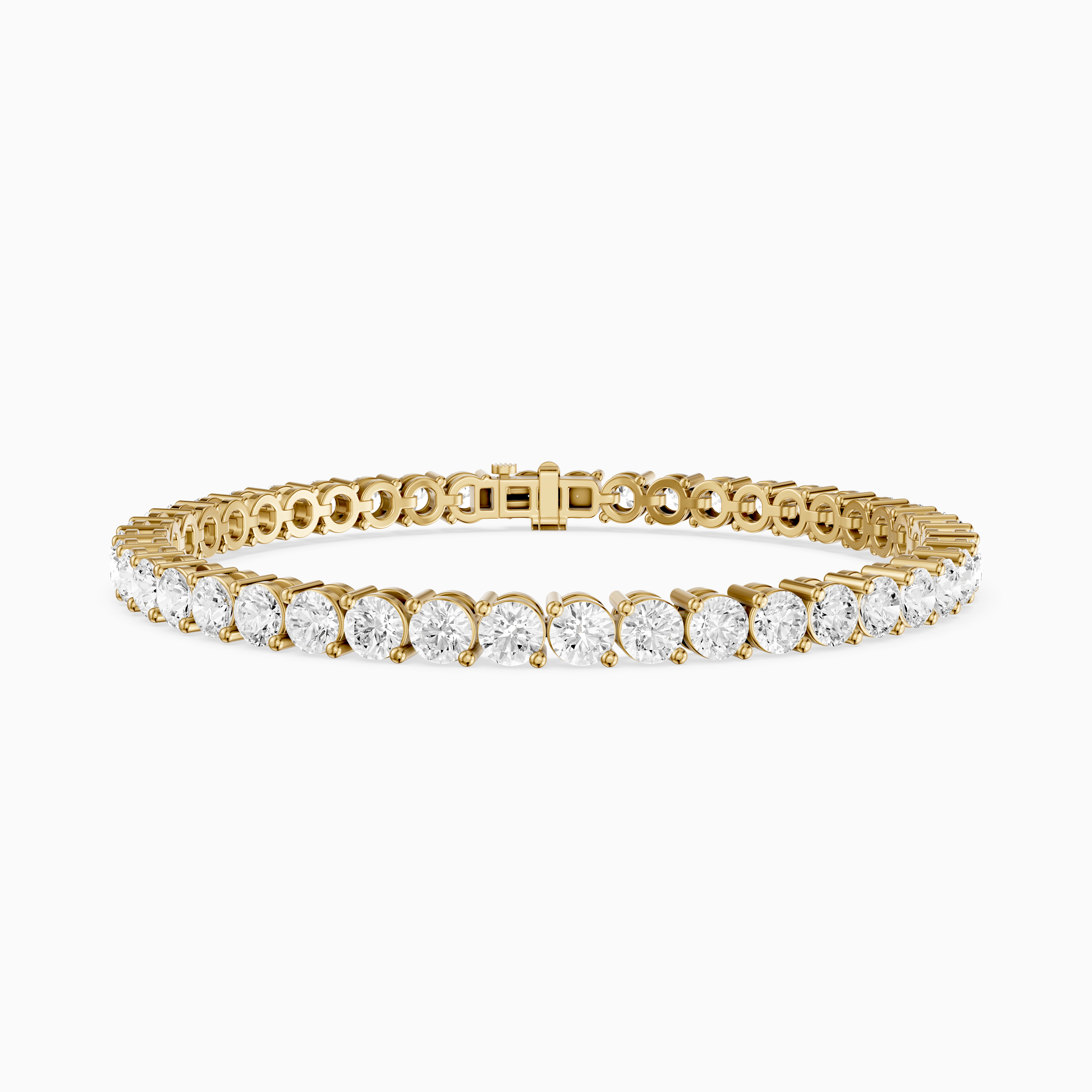 Manon Round Lab Grown Diamond Two Prong Tennis Bracelet