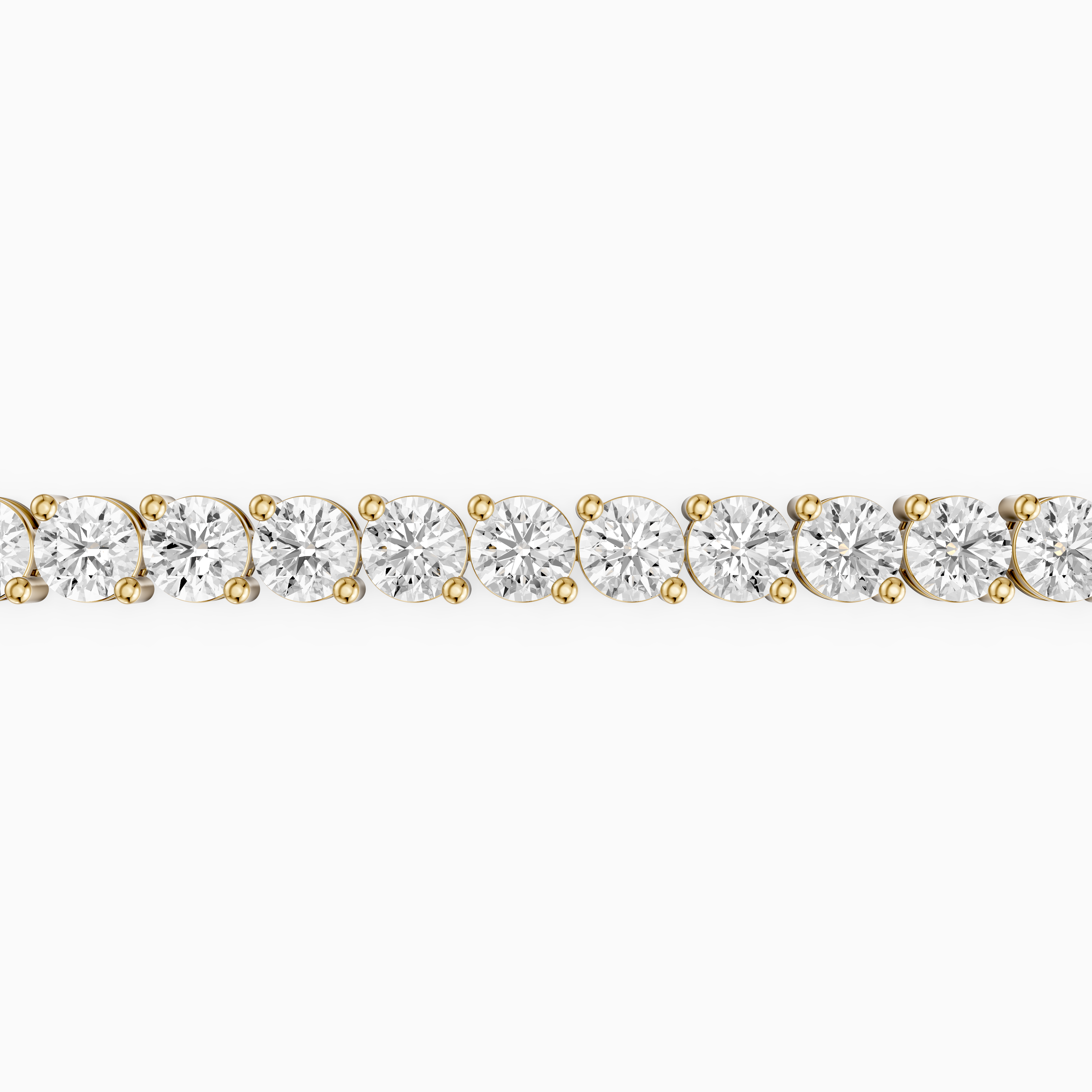 Manon Round Lab Grown Diamond Two Prong Tennis Bracelet