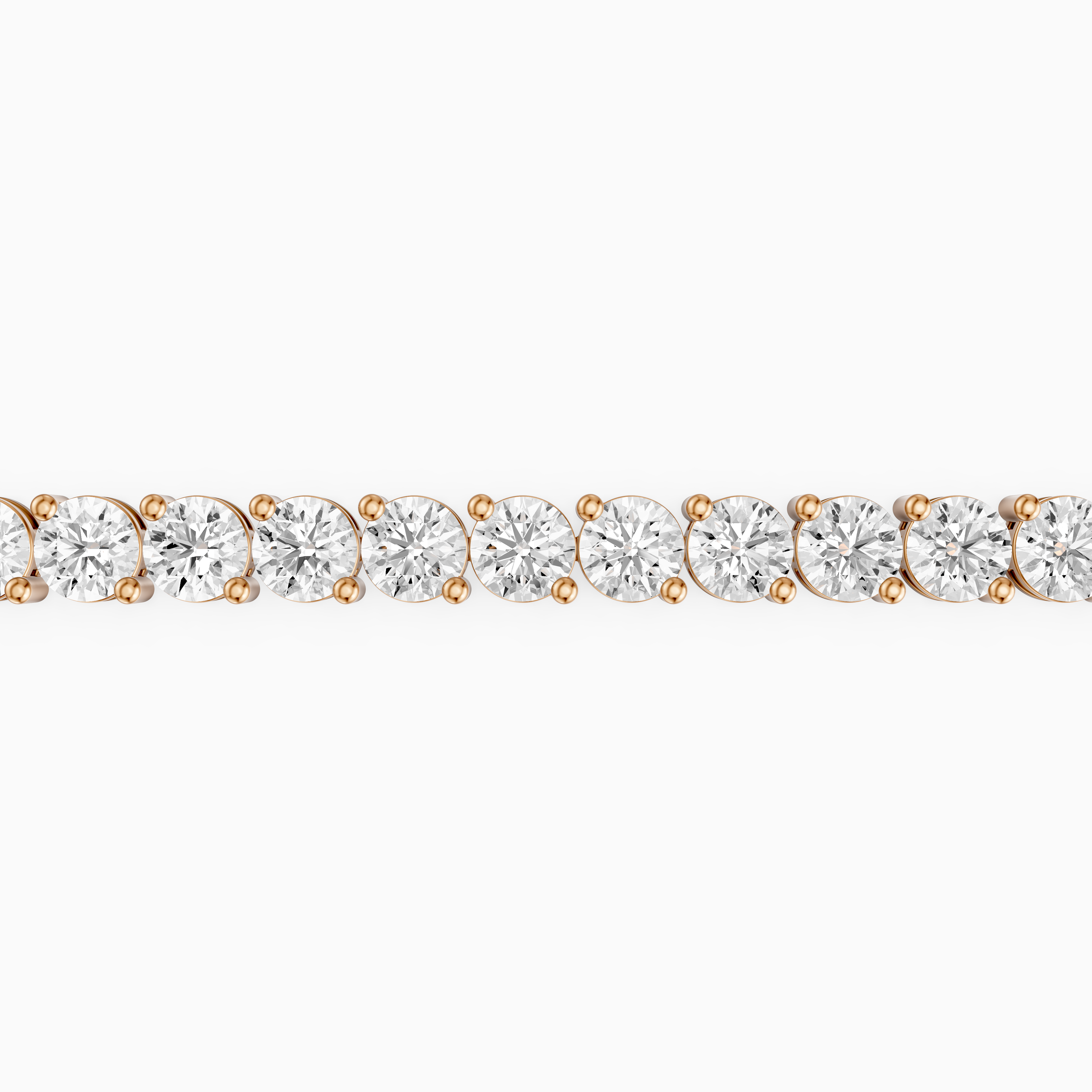 Manon Round Lab Grown Diamond Two Prong Tennis Bracelet