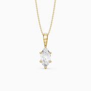 Dianna Marquise Lab Grown Diamond Solitaire Pendant