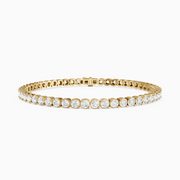 Lea Round Lab Grown Diamond Tennis Bracelet