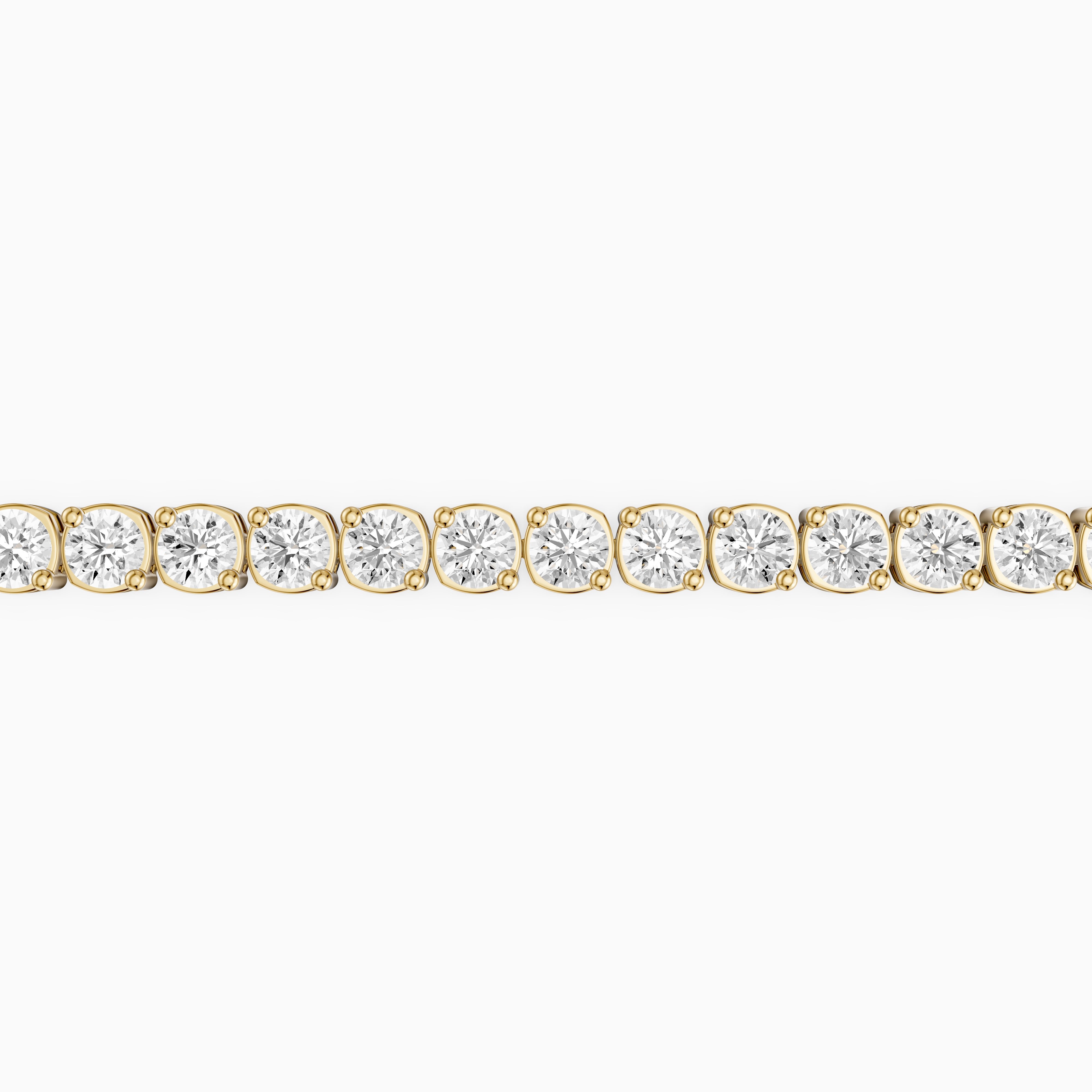 Lea Round Lab Grown Diamond Tennis Bracelet