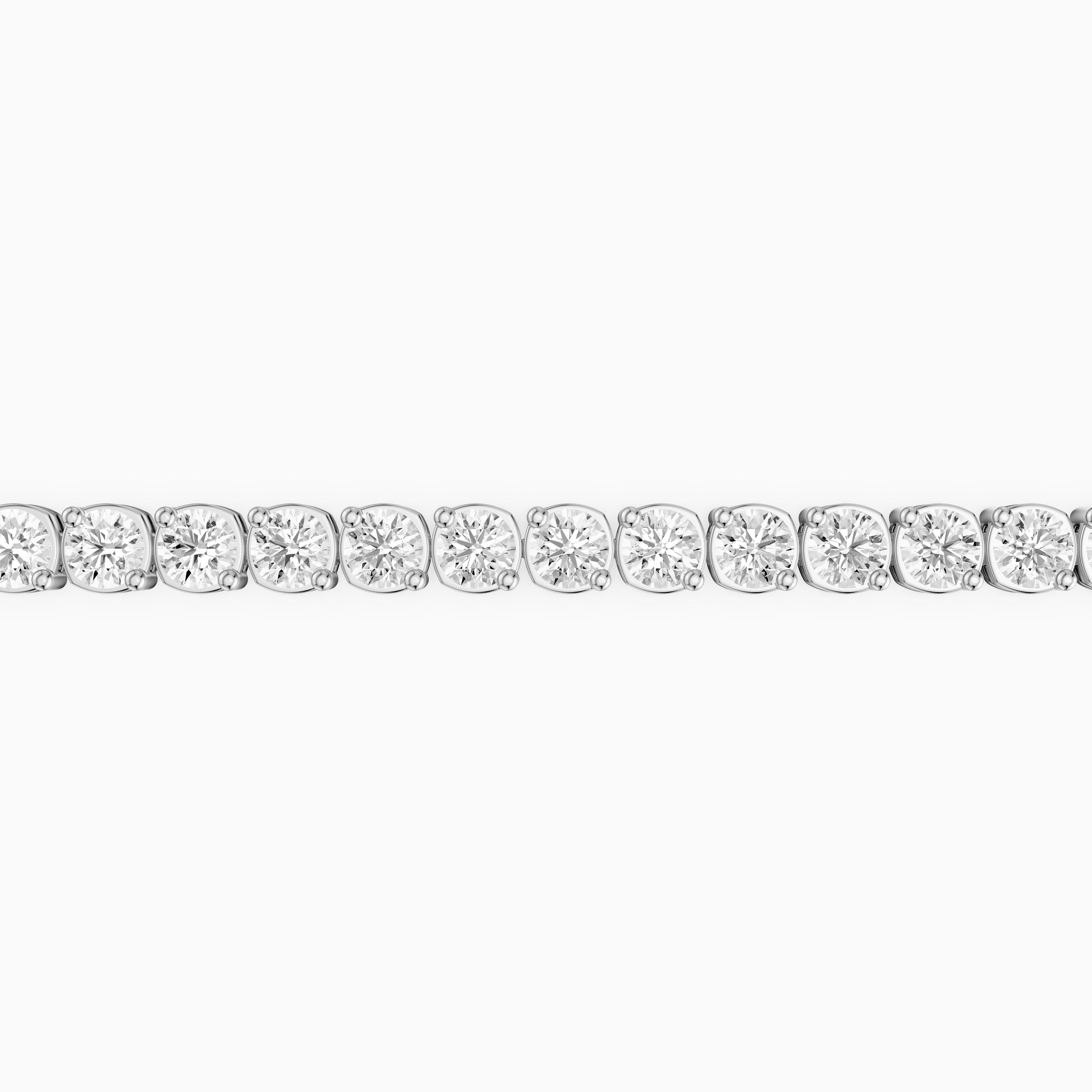 Lea Round Lab Grown Diamond Tennis Bracelet