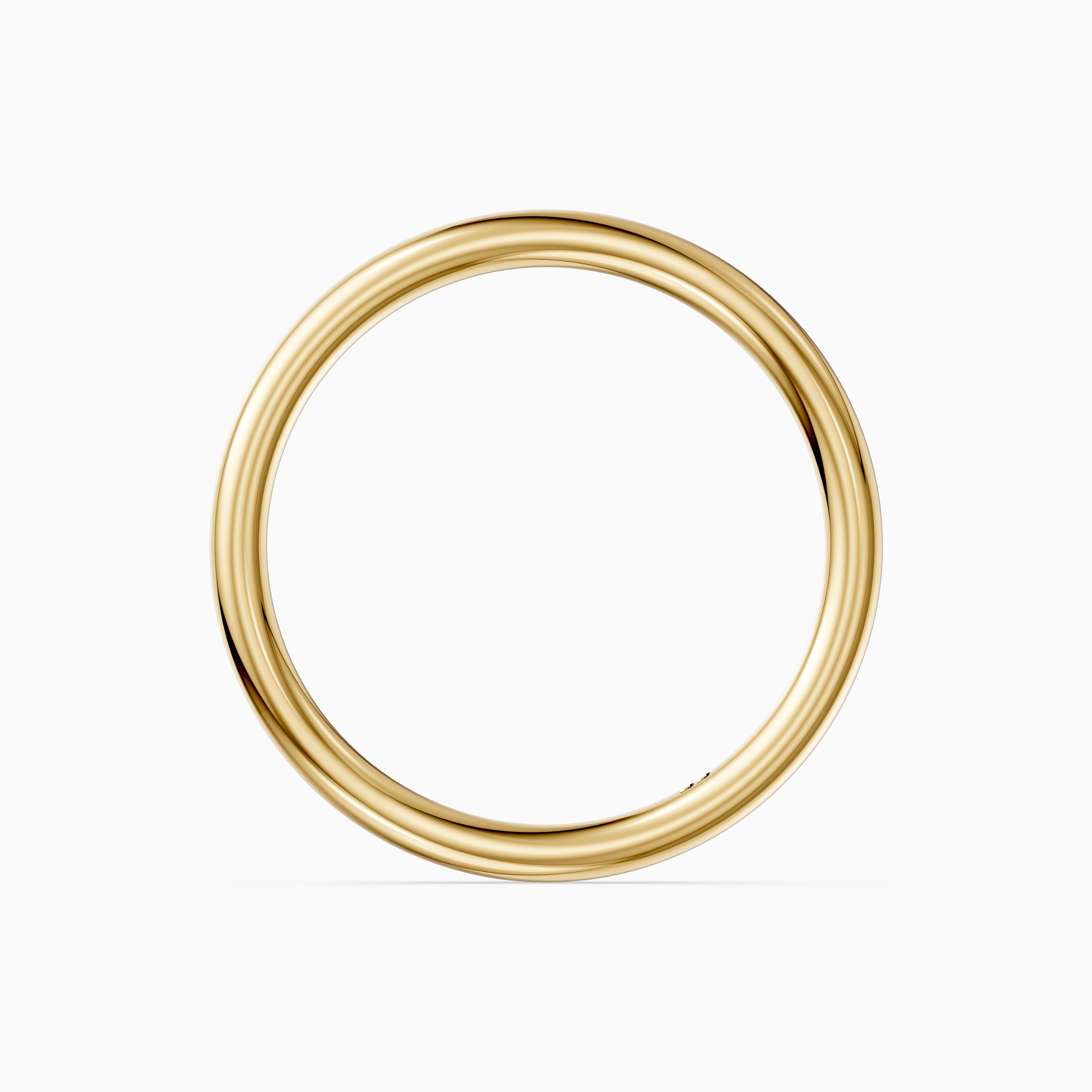 Cadence Full Round Plain Wedding Band
