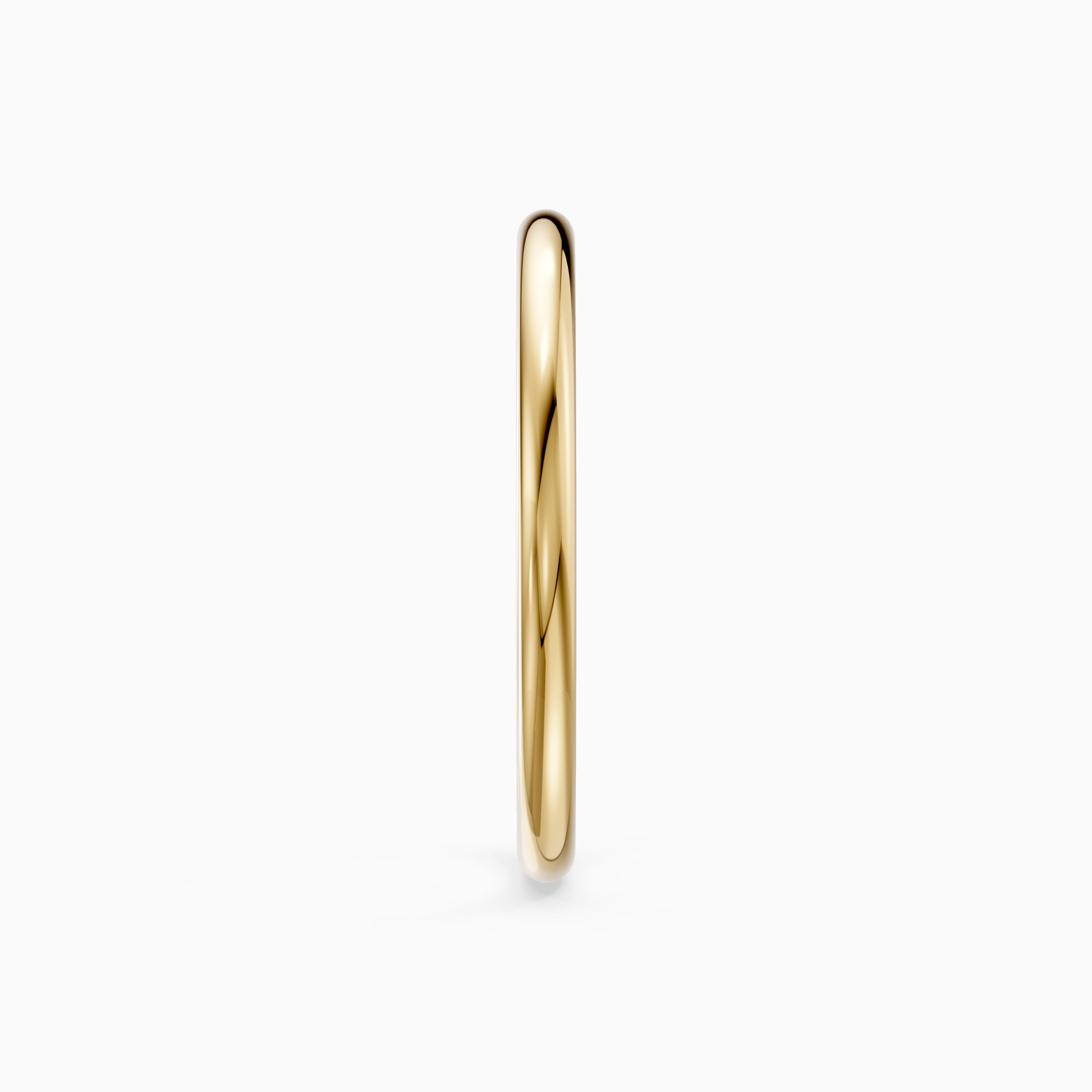Cadence Full Round Plain Wedding Band