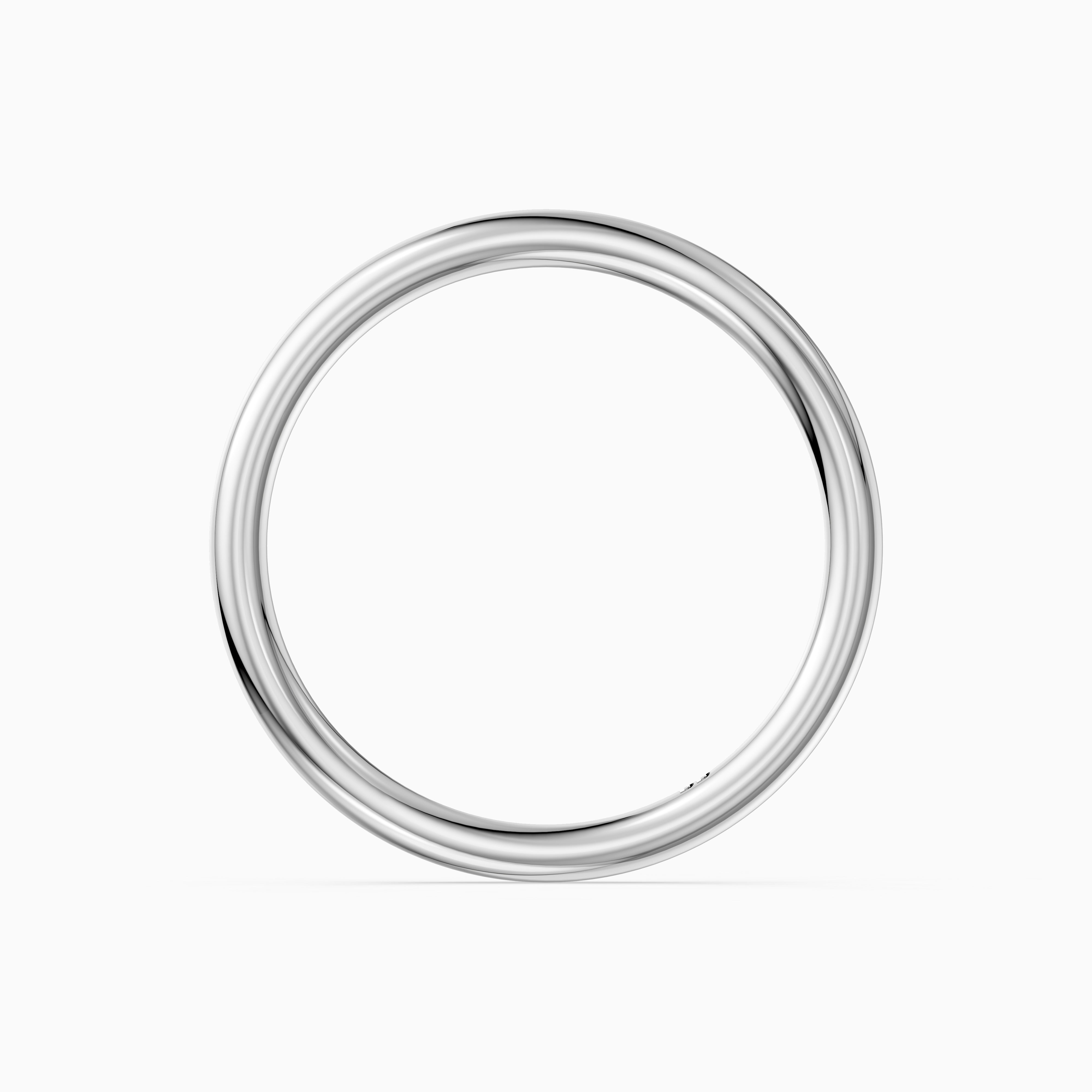 Cadence Full Round Plain Wedding Band