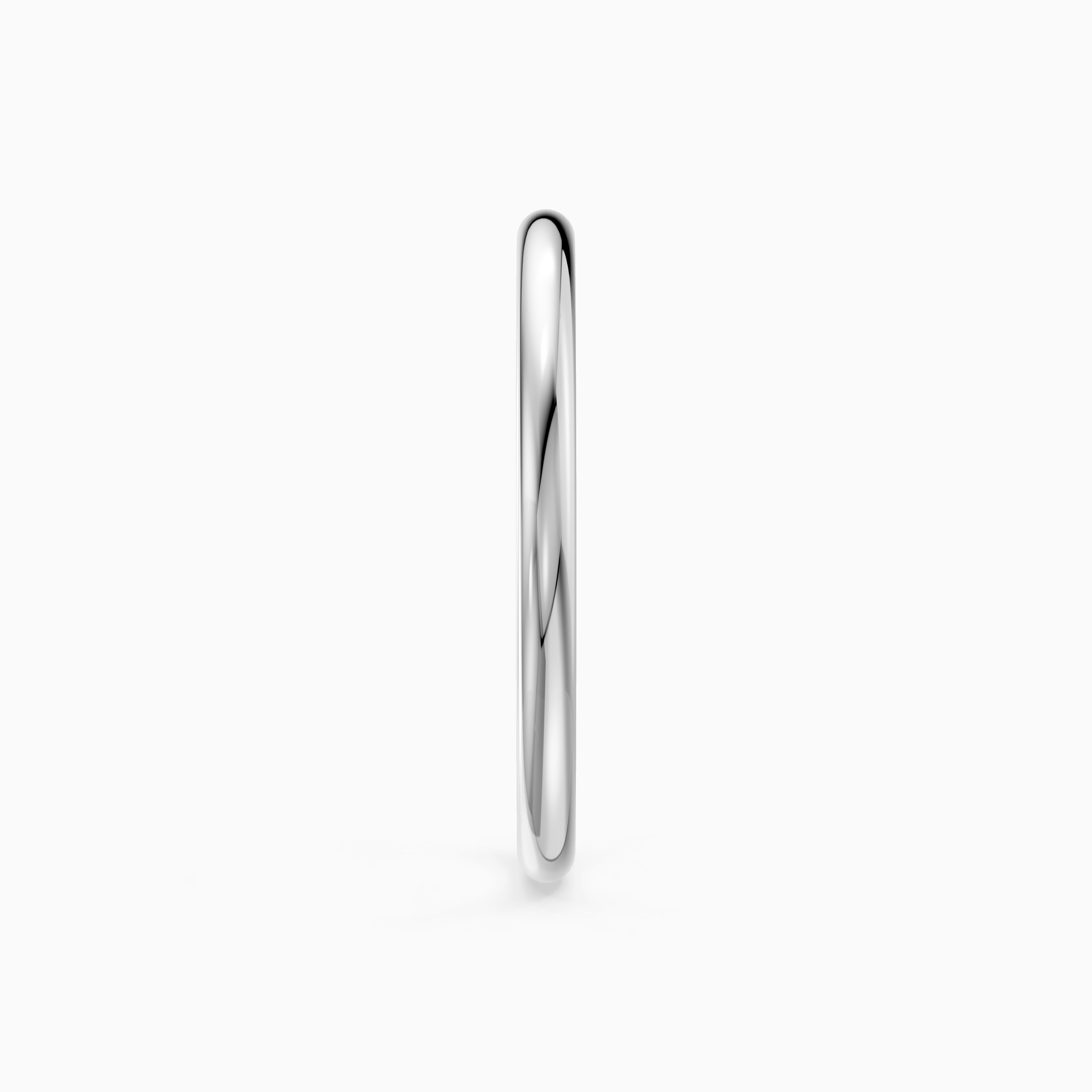 Cadence Full Round Plain Wedding Band