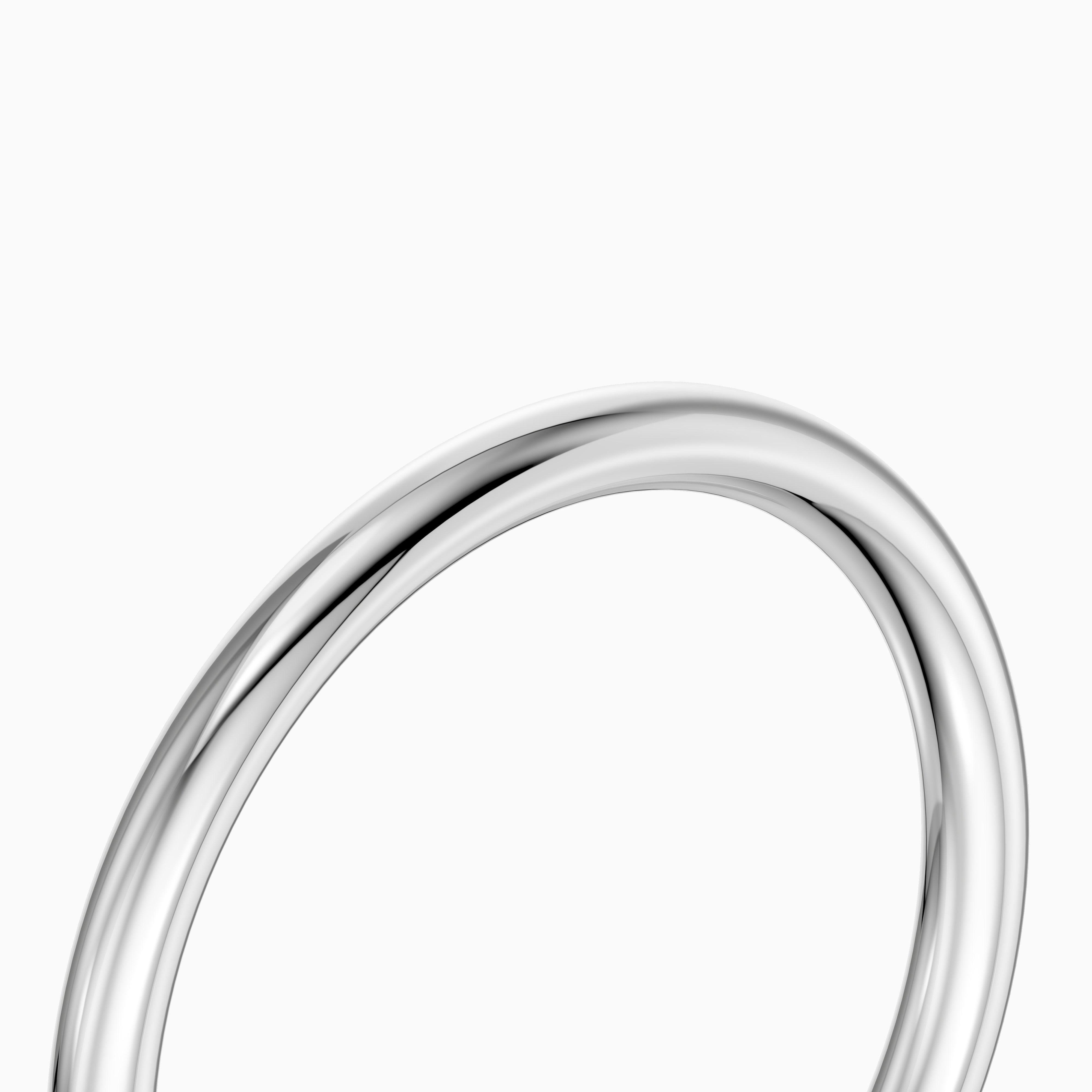 Cadence Full Round Plain Wedding Band