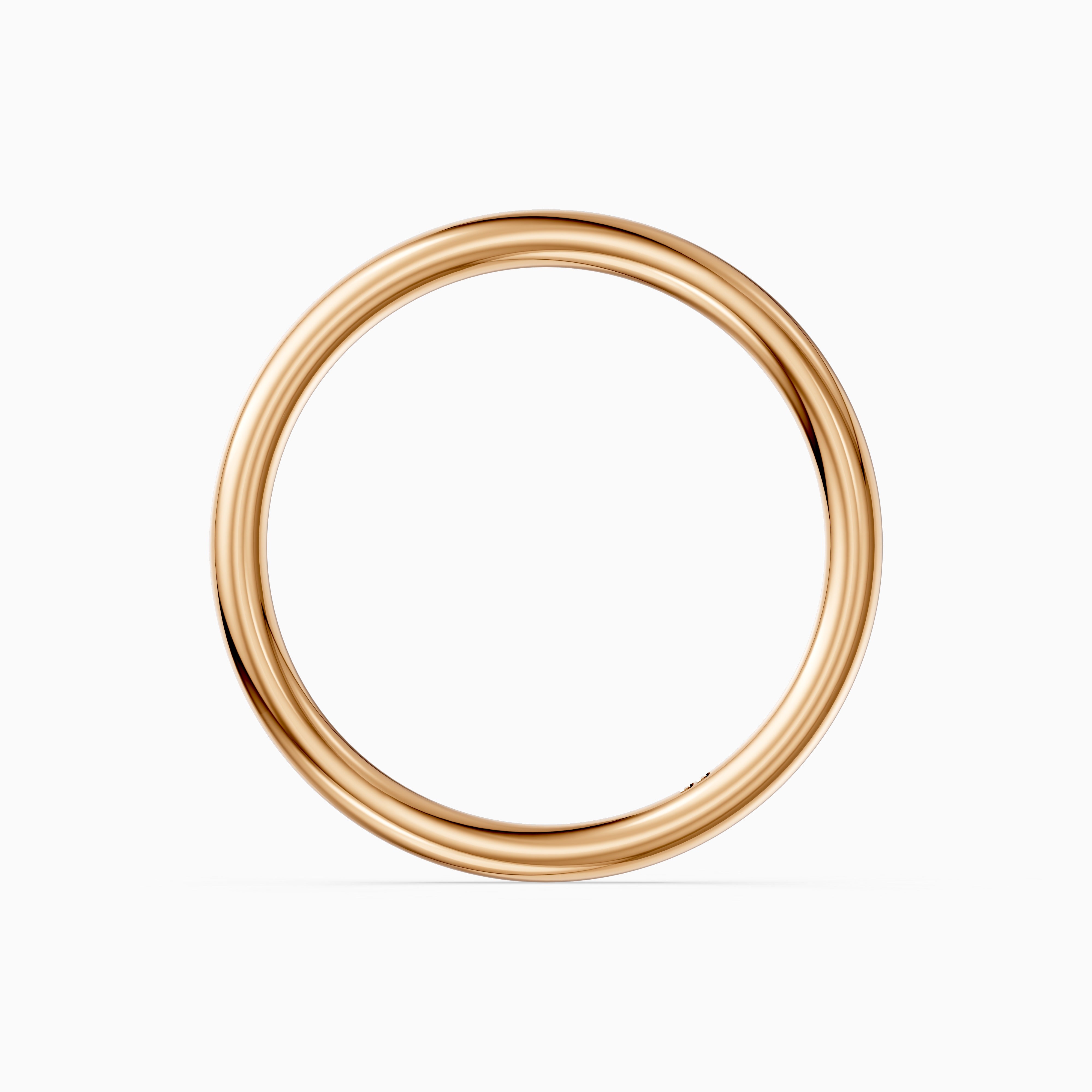 Cadence Full Round Plain Wedding Band