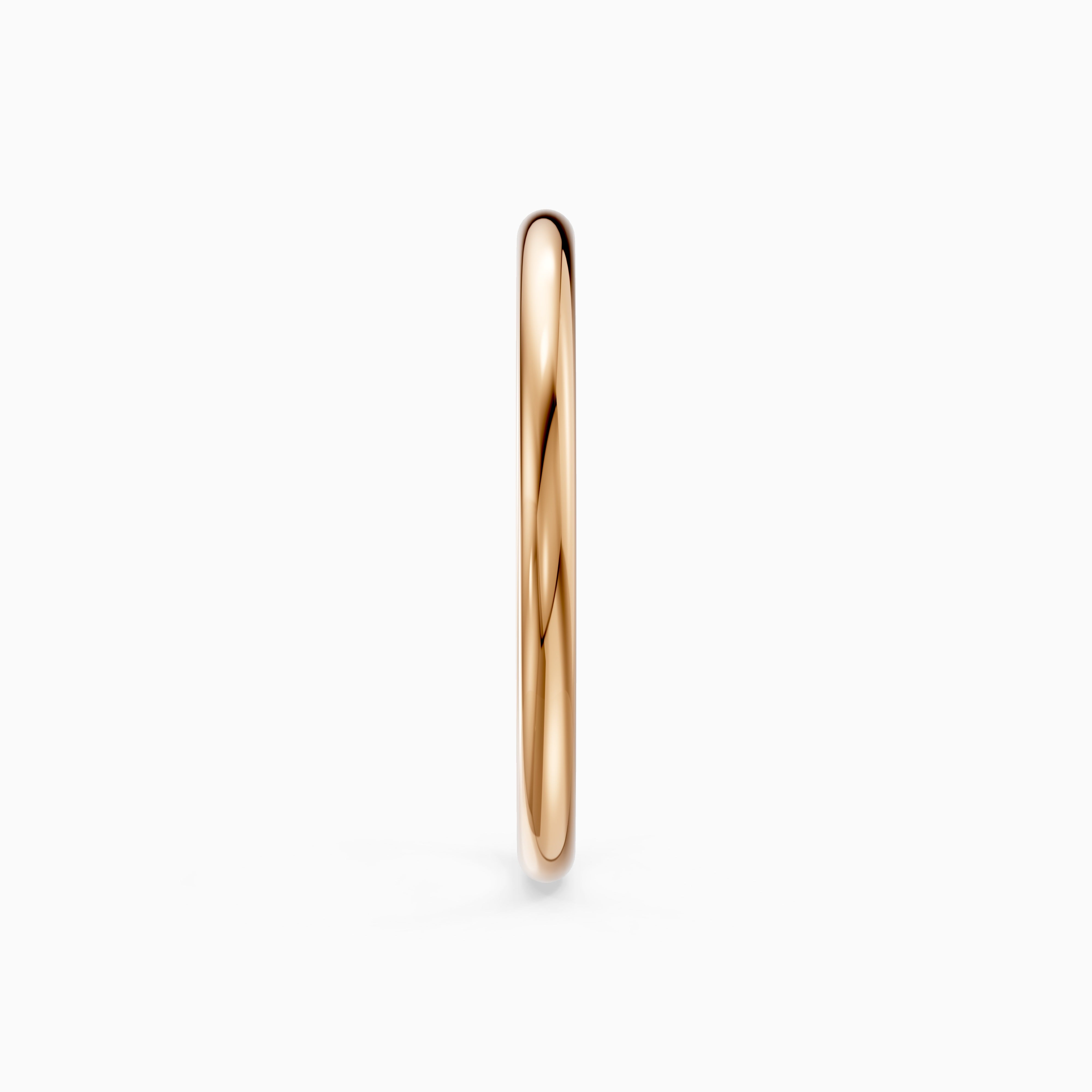 Cadence Full Round Plain Wedding Band
