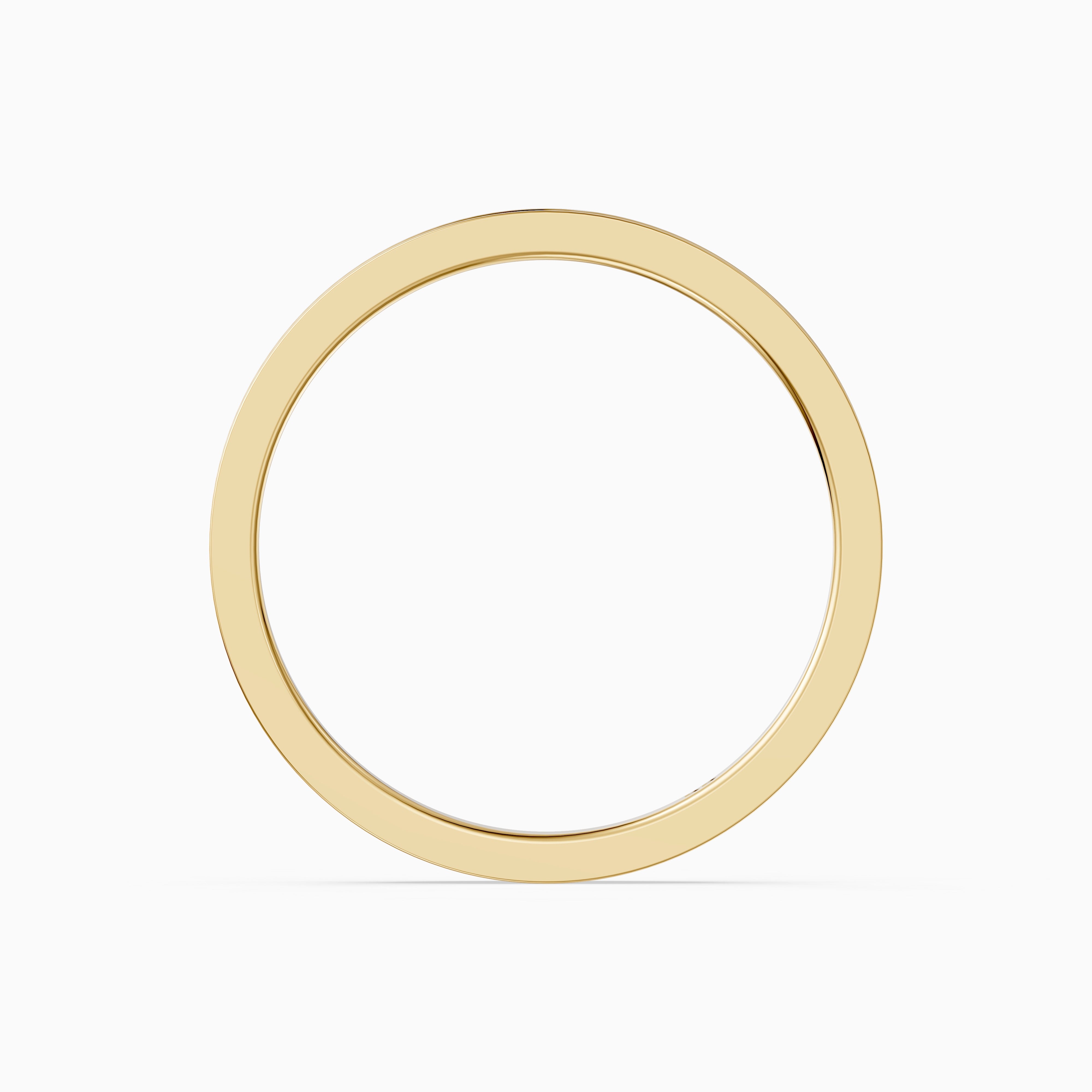 Collins Reverse Knife Edge Plain Wedding Band