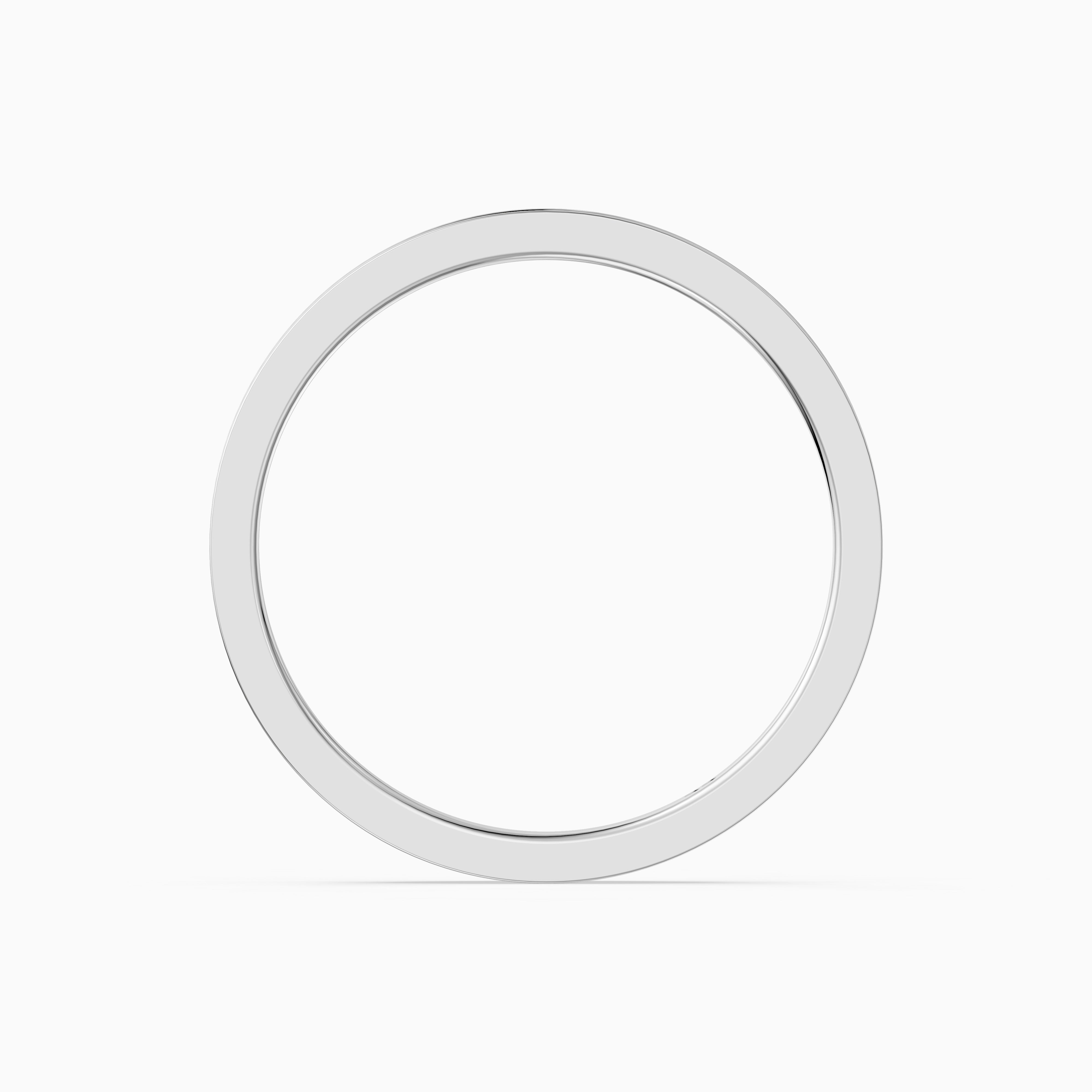 Collins Reverse Knife Edge Plain Wedding Band