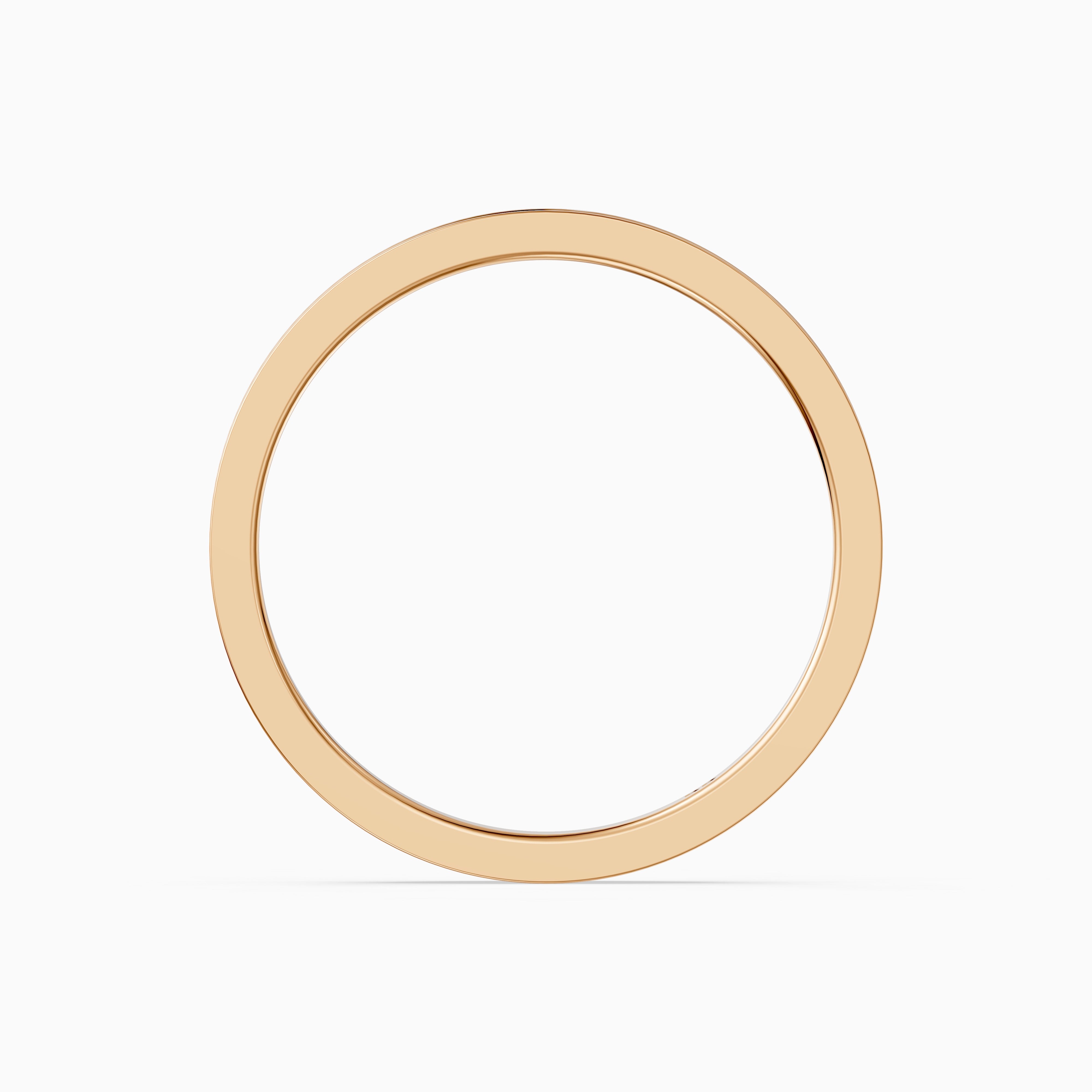 Collins Reverse Knife Edge Plain Wedding Band