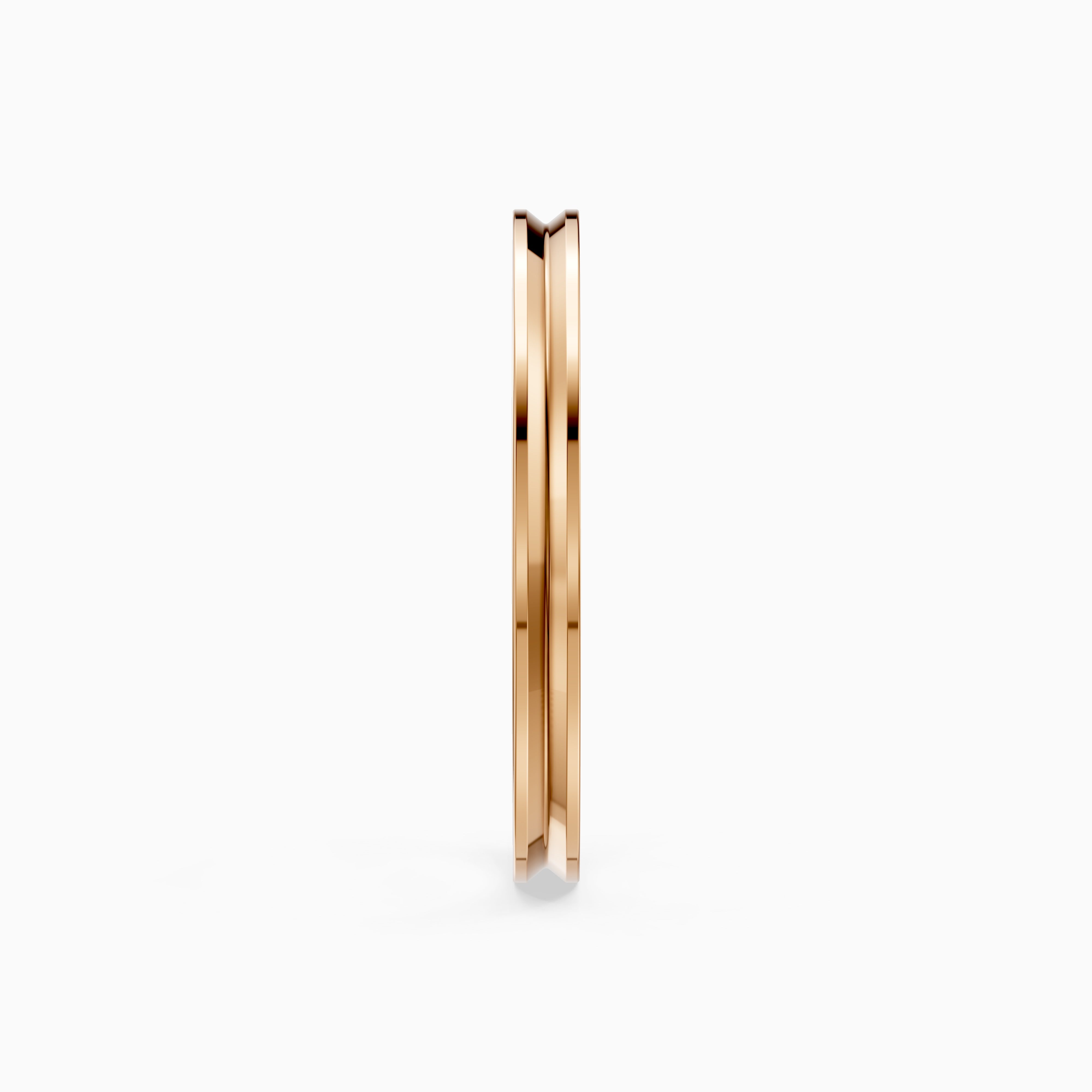 Collins Reverse Knife Edge Plain Wedding Band