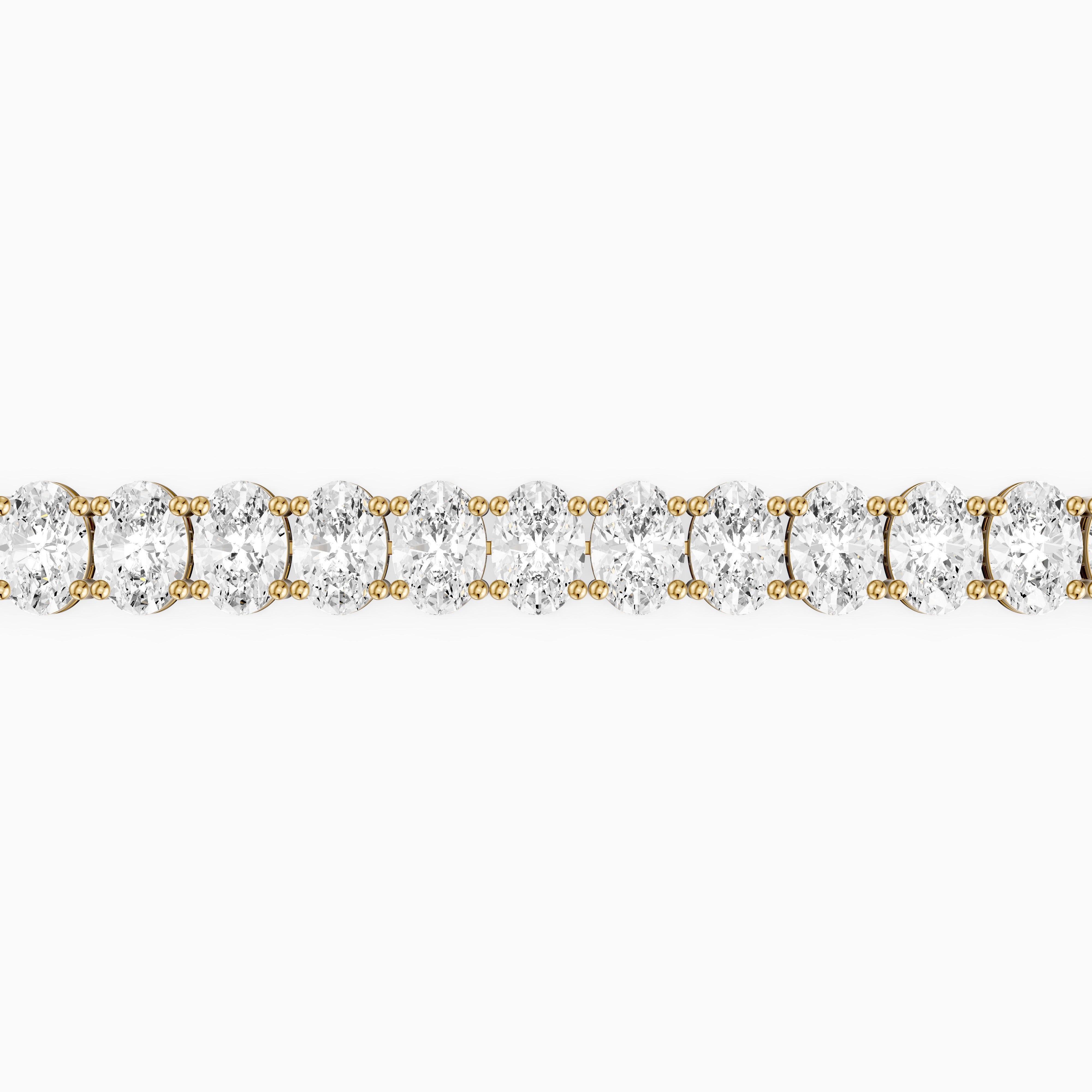 Ella Oval Cut Lab Grown Diamond Tennis Bracelet