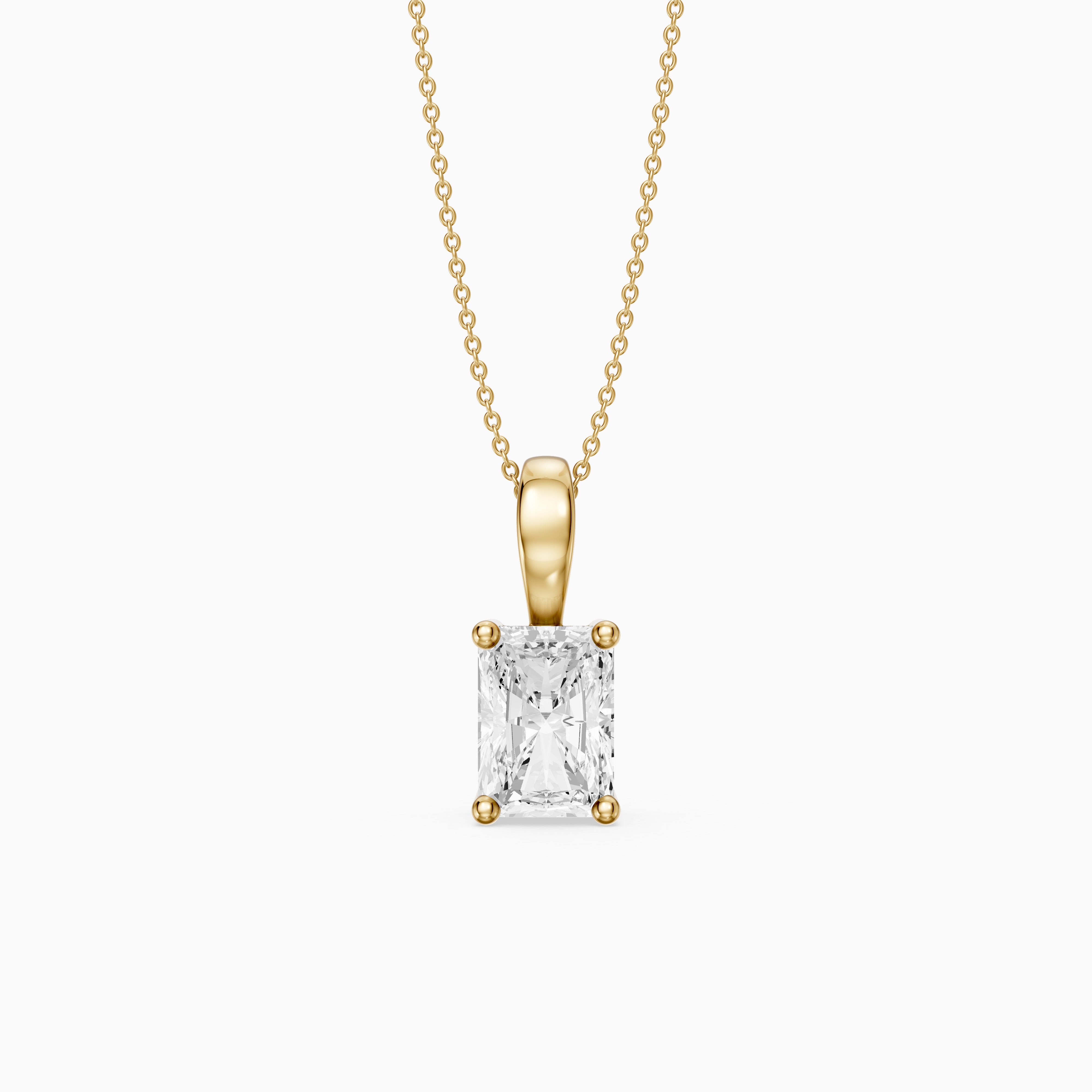 Kristian Radiant Lab Grown Diamond Solitaire Pendant
