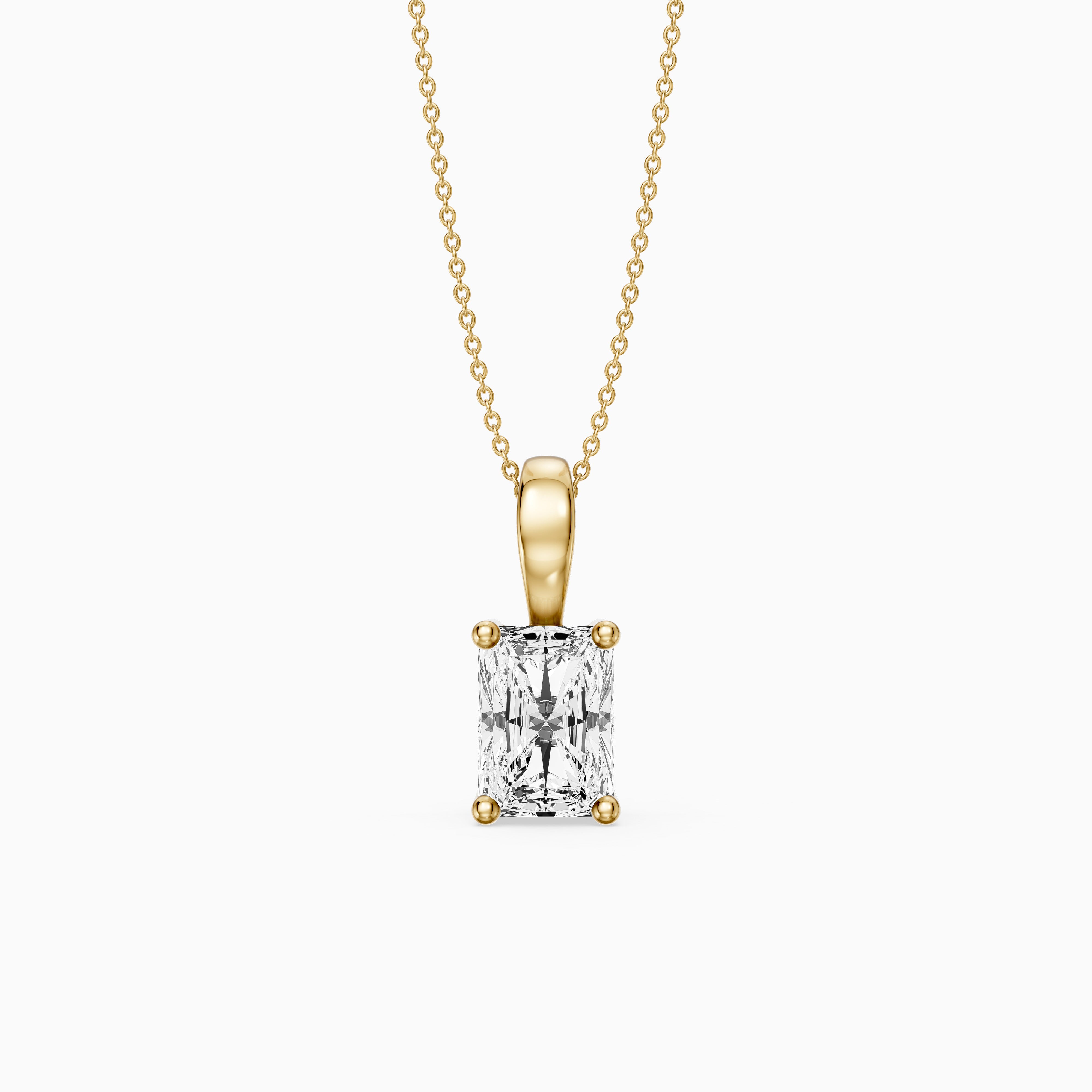Kristian Radiant Lab Grown Diamond Solitaire Pendant