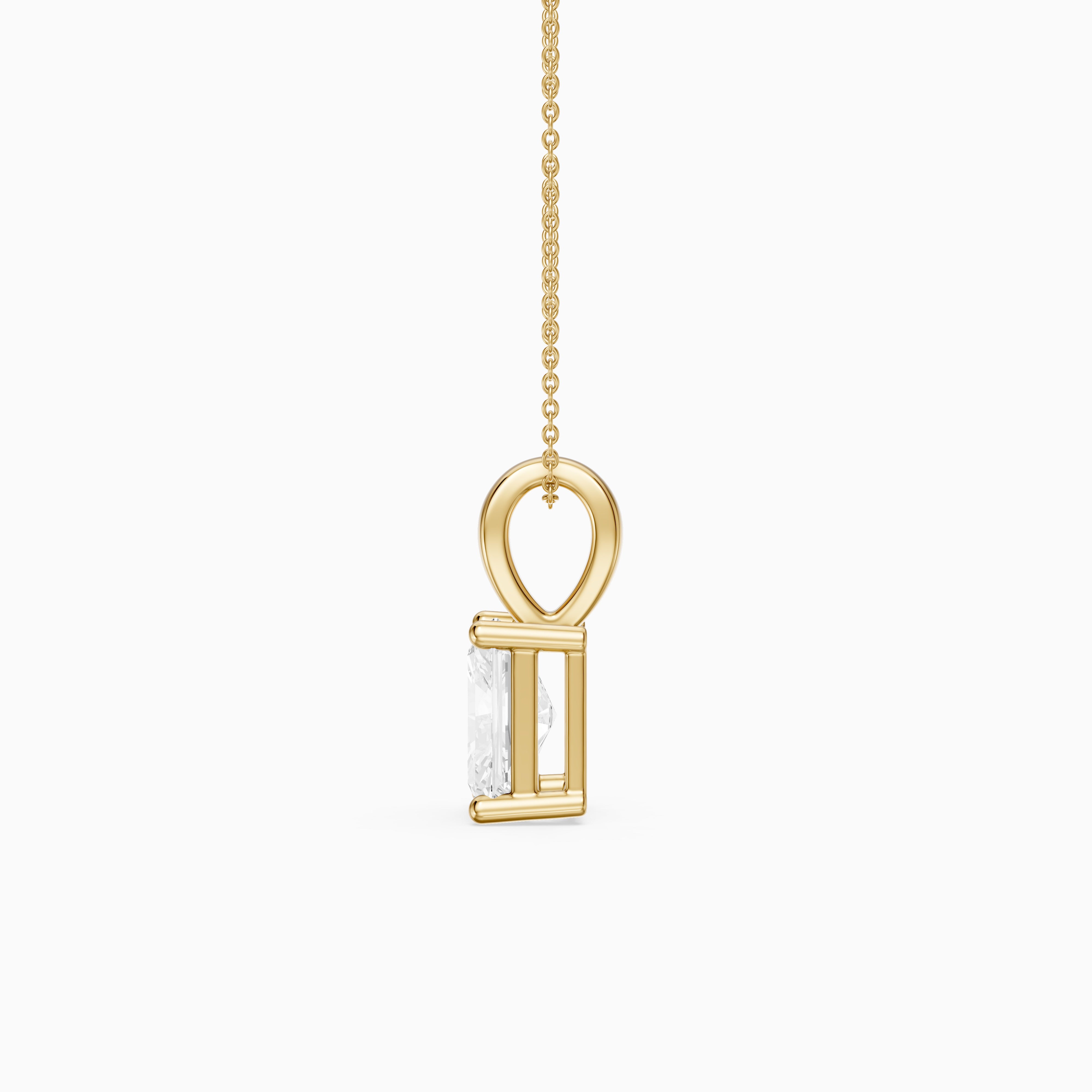 Kristian Radiant Lab Grown Diamond Solitaire Pendant