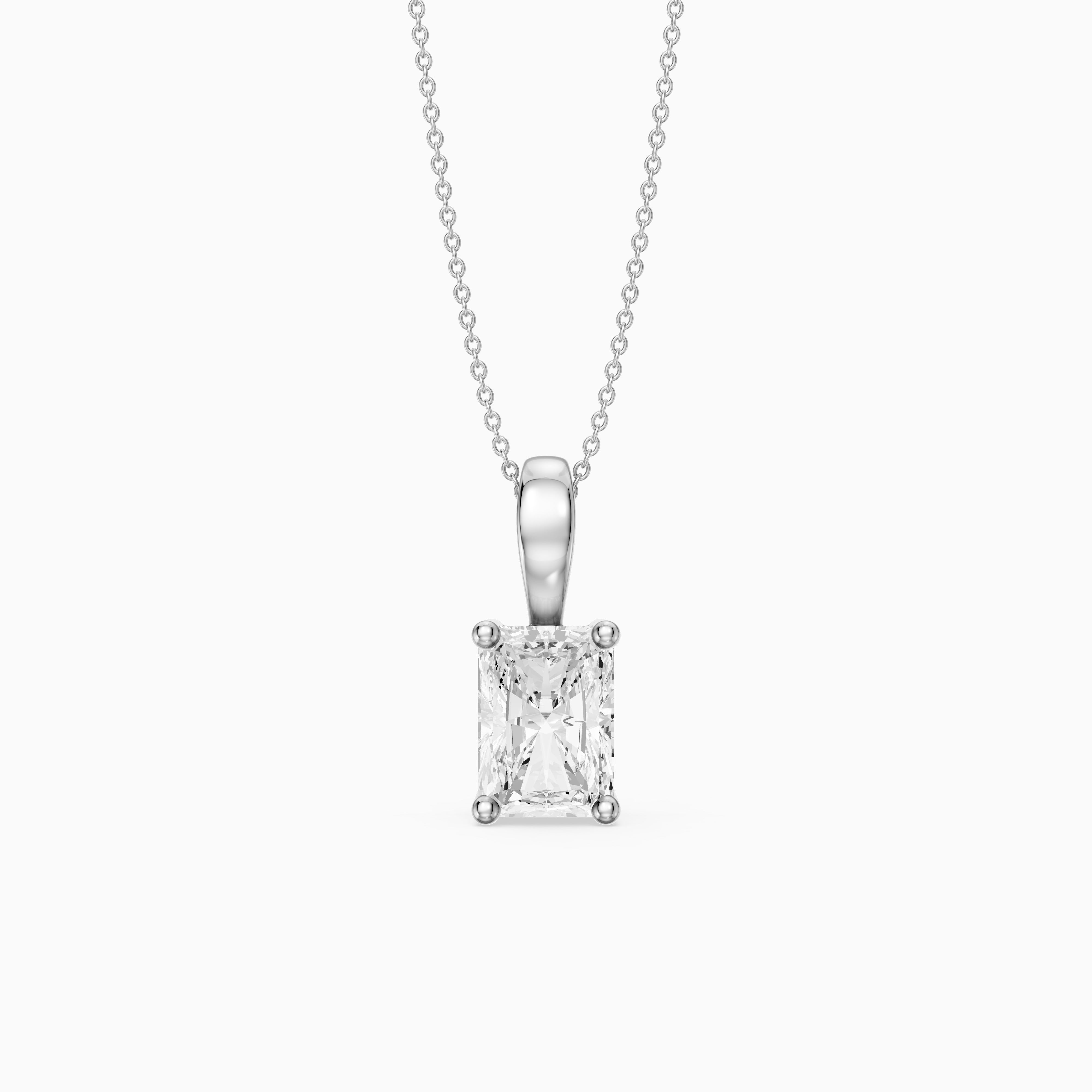 Kristian Radiant Lab Grown Diamond Solitaire Pendant