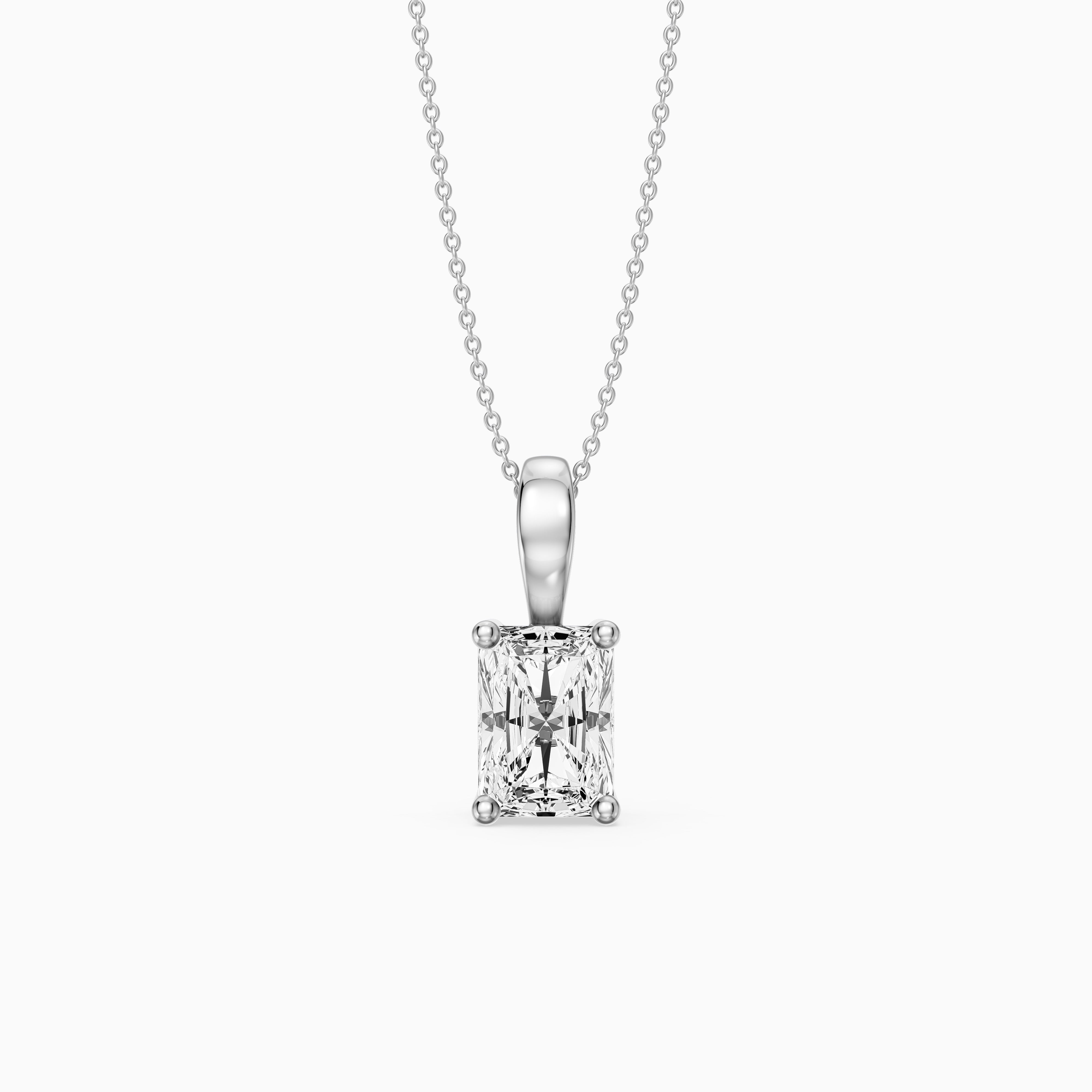 Kristian Radiant Lab Grown Diamond Solitaire Pendant