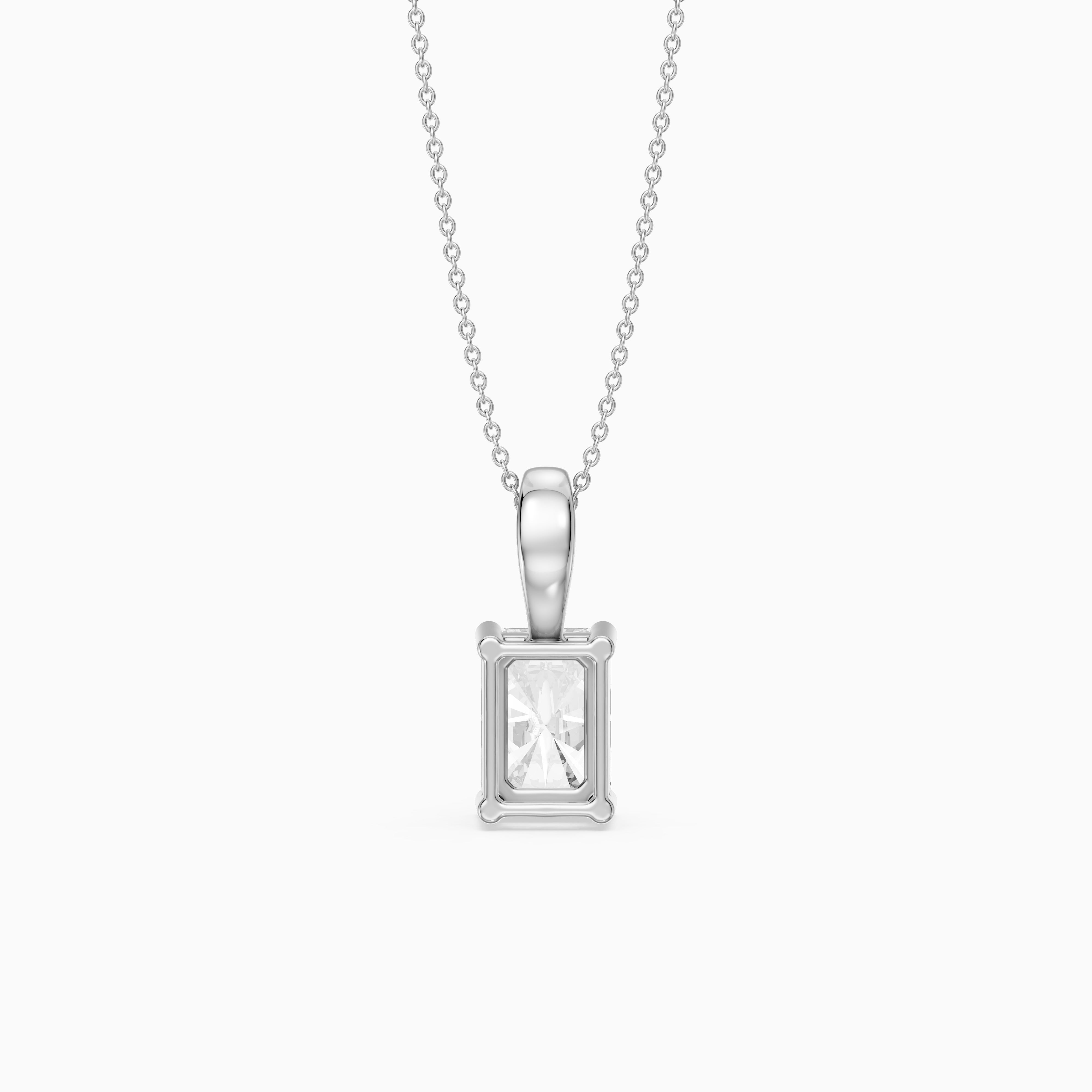 Kristian Radiant Lab Grown Diamond Solitaire Pendant