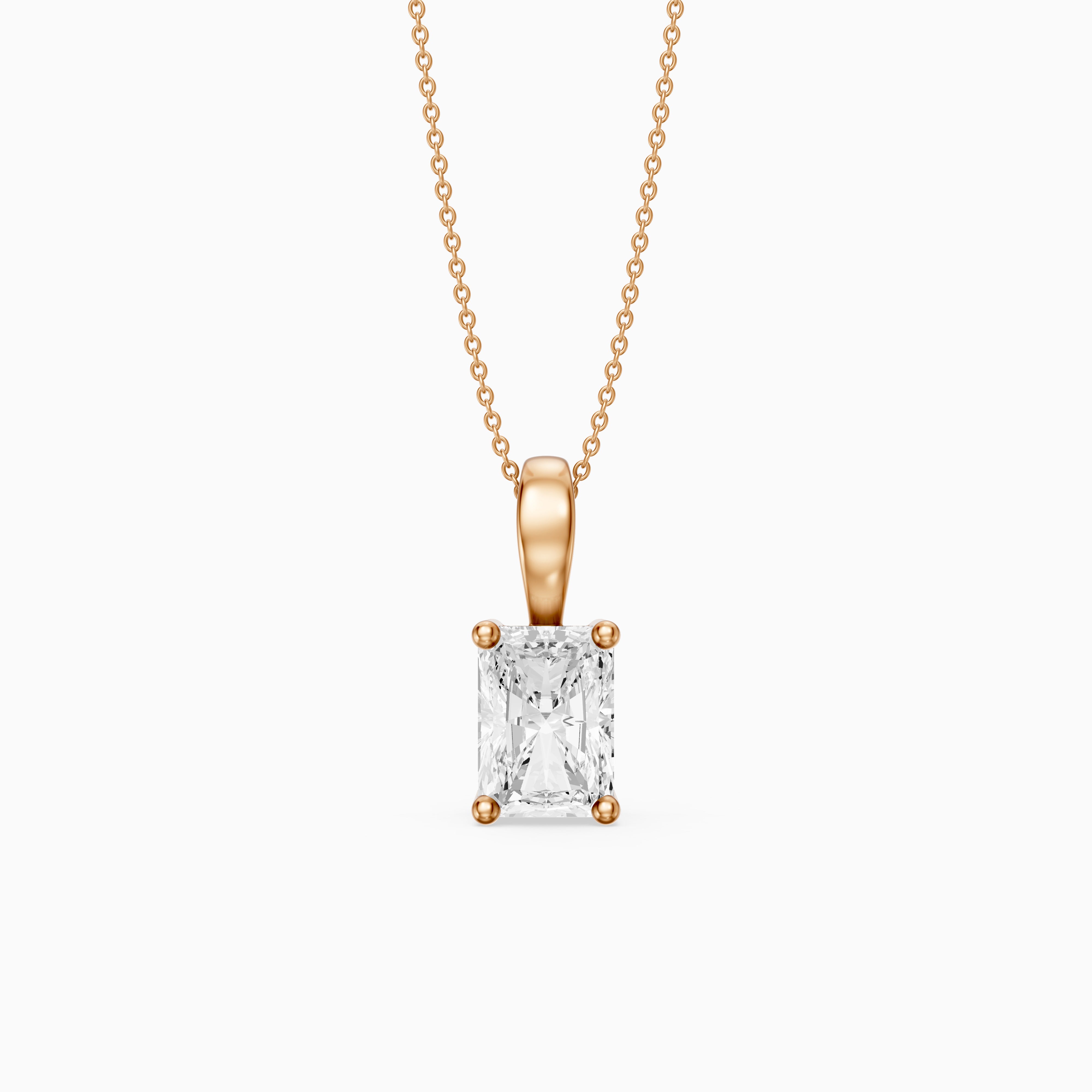 Kristian Radiant Lab Grown Diamond Solitaire Pendant