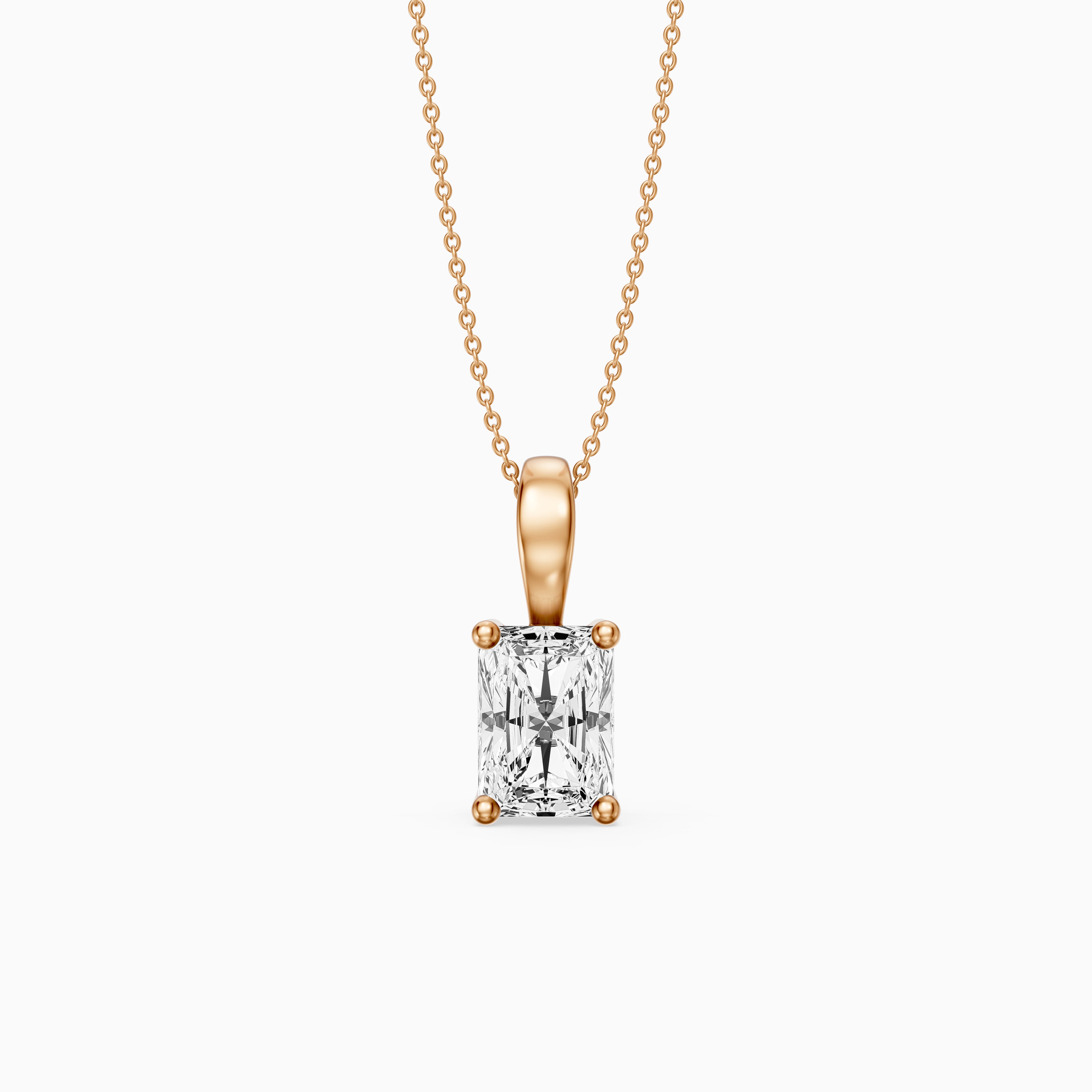 Kristian Radiant Lab Grown Diamond Solitaire Pendant