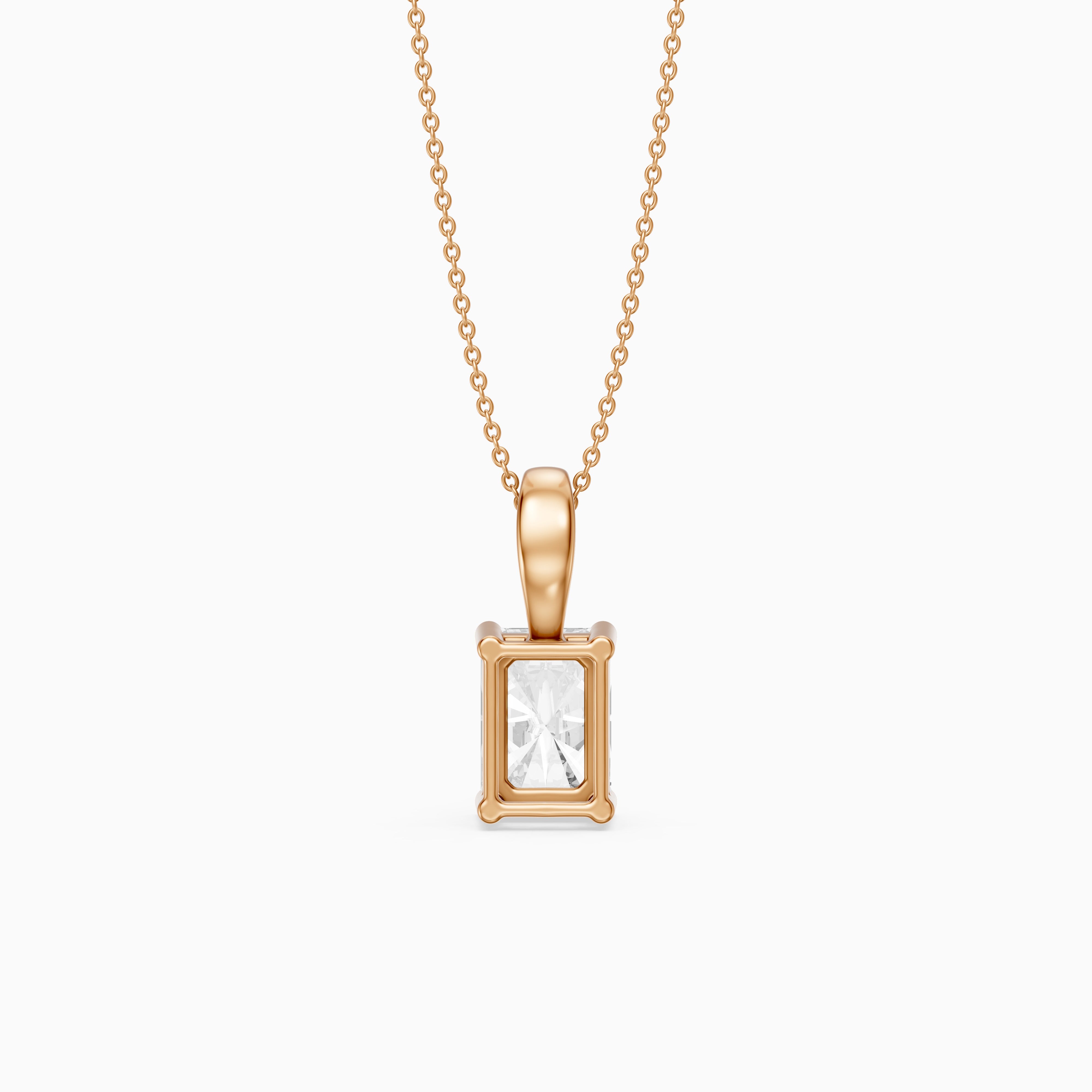 Kristian Radiant Lab Grown Diamond Solitaire Pendant