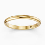 Rowan European Style Plain Wedding Band