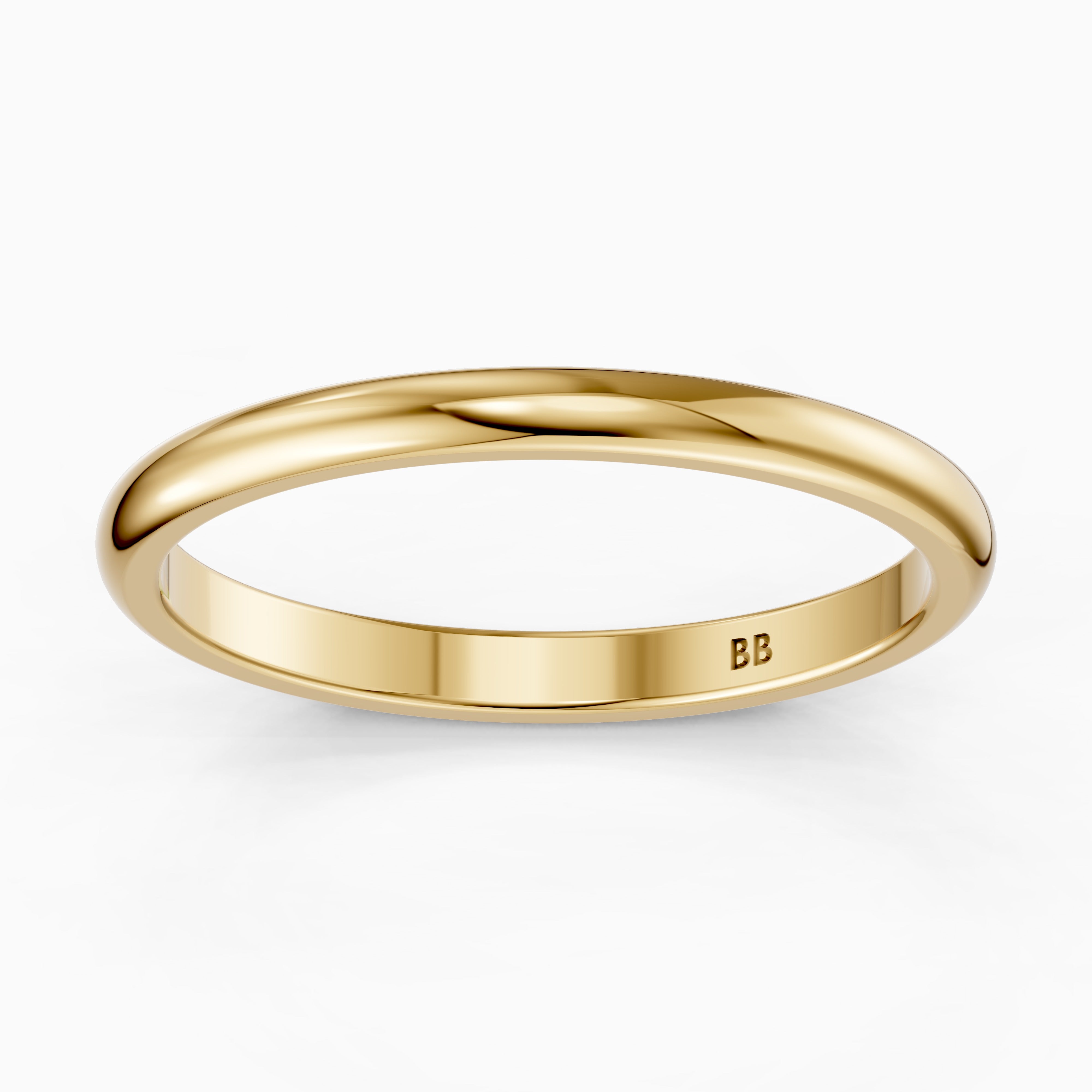 Rowan European Style Plain Wedding Band