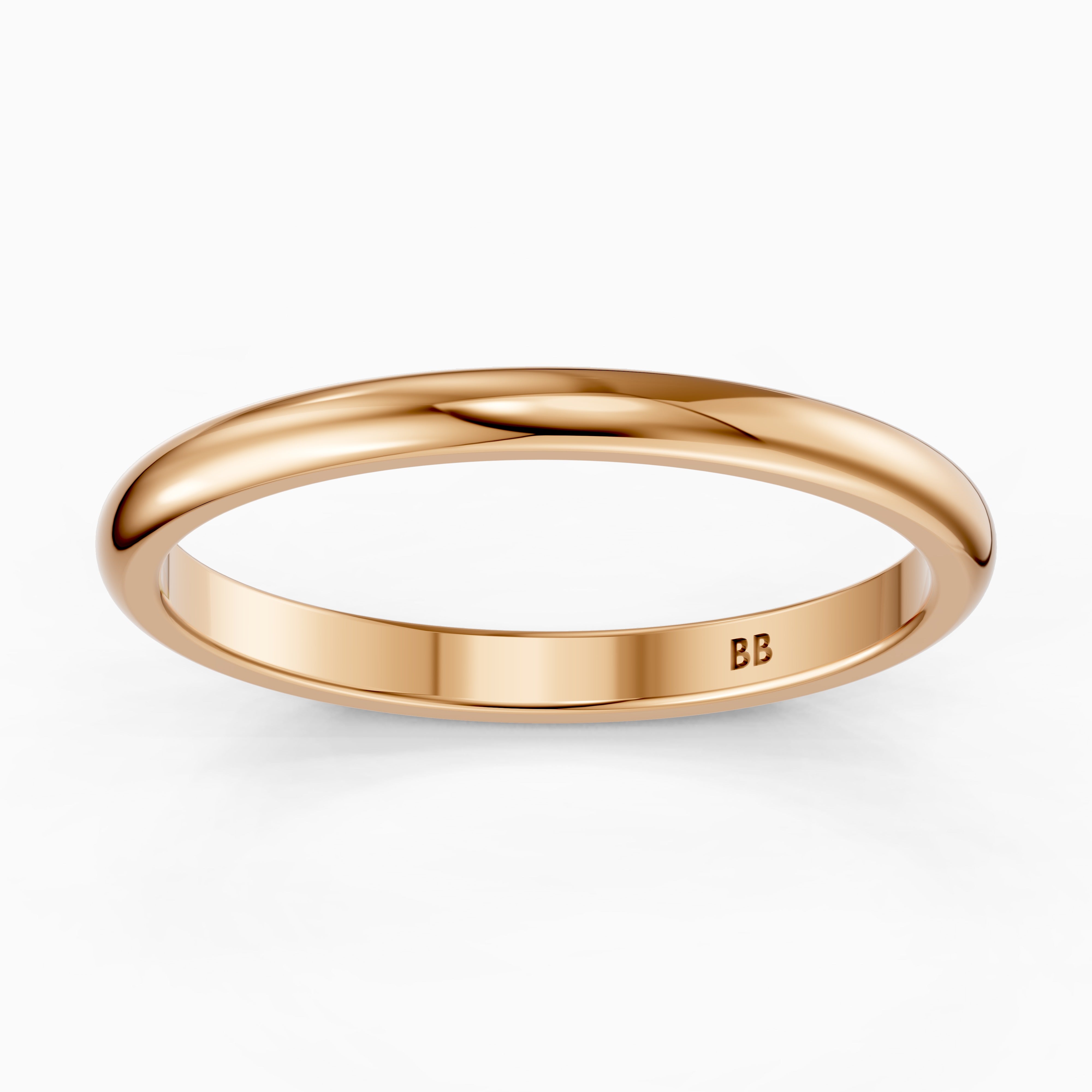 Rowan European Style Plain Wedding Band