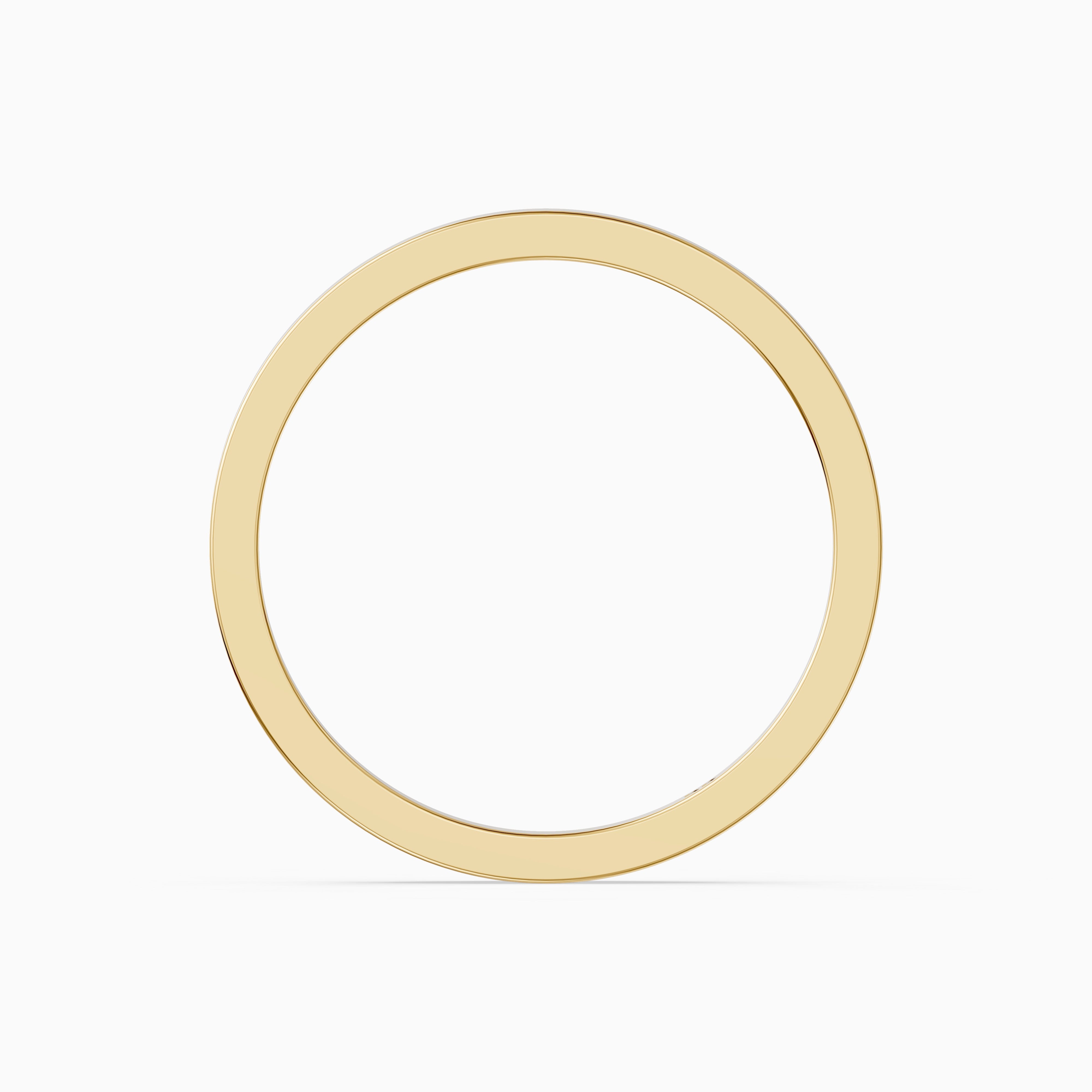 Greer Flat Standard Fit Plain Wedding Band