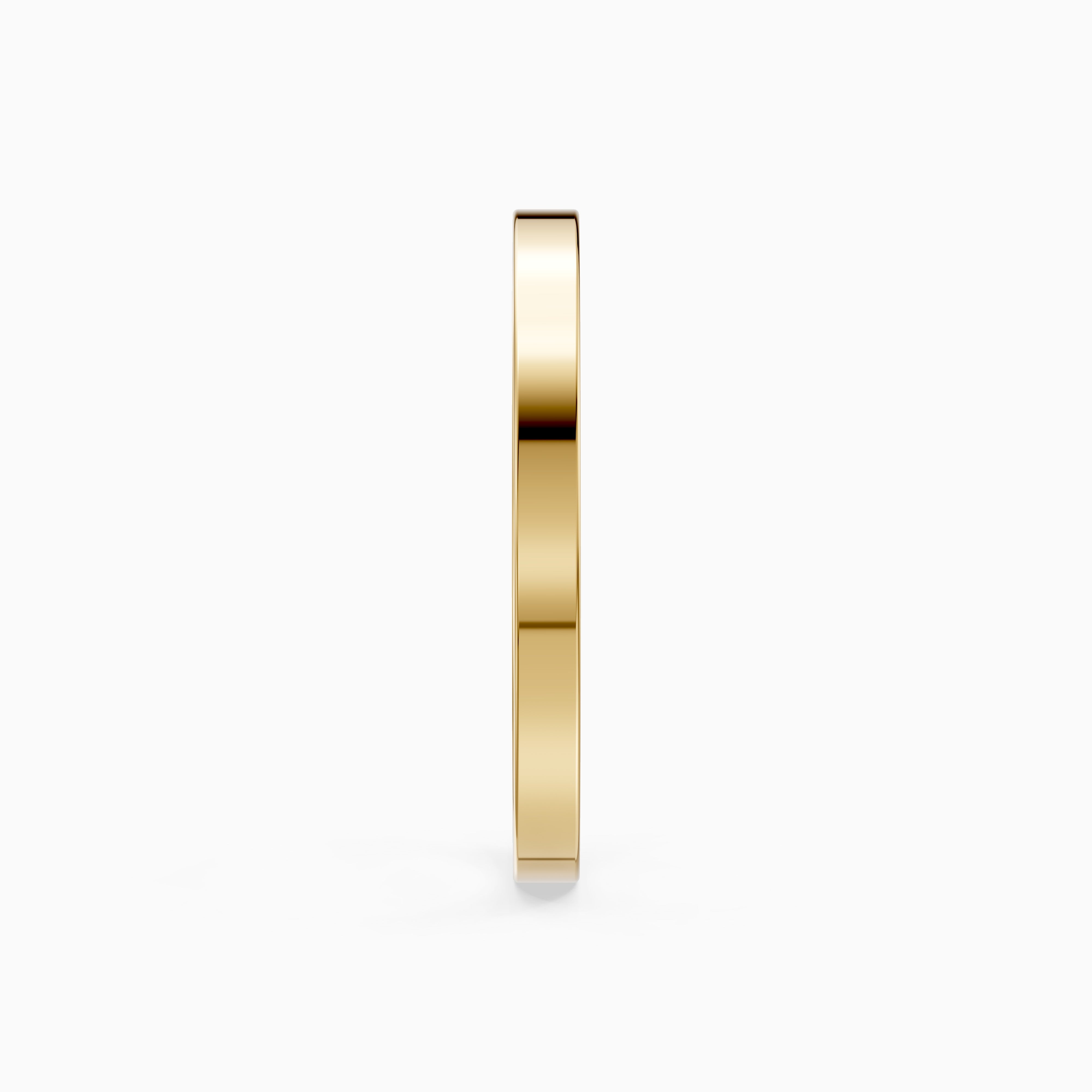 Greer Flat Standard Fit Plain Wedding Band