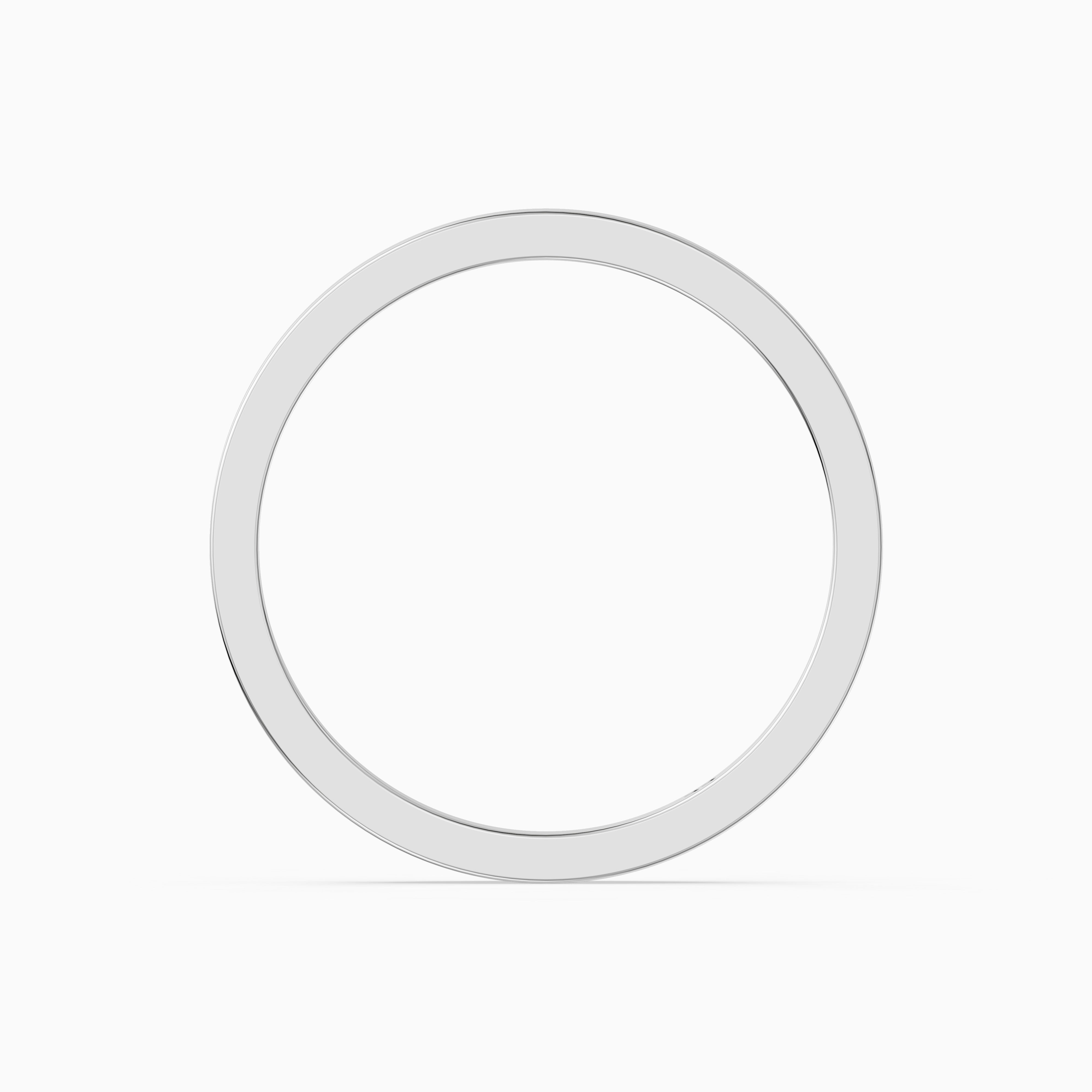 Greer Flat Standard Fit Plain Wedding Band