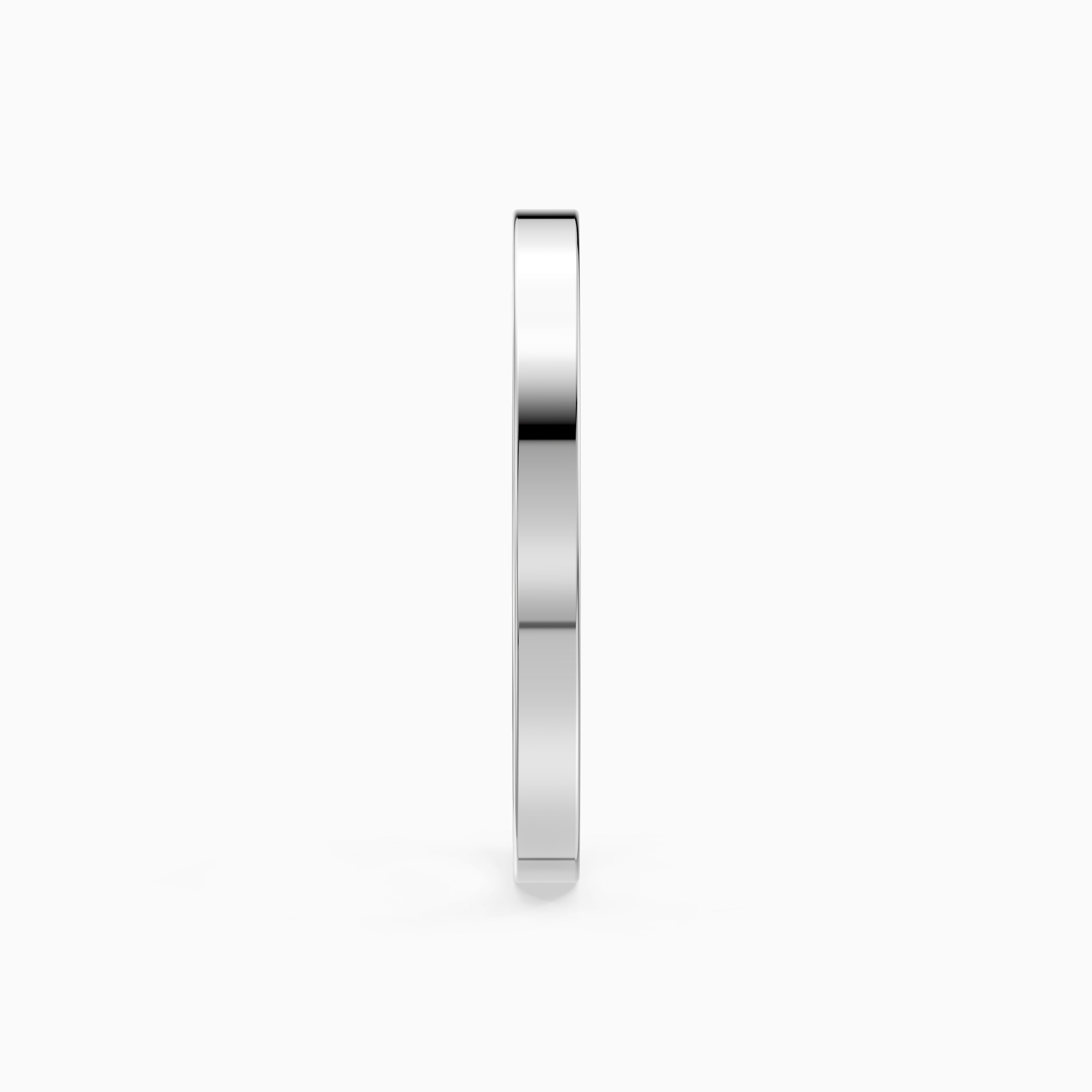 Greer Flat Standard Fit Plain Wedding Band