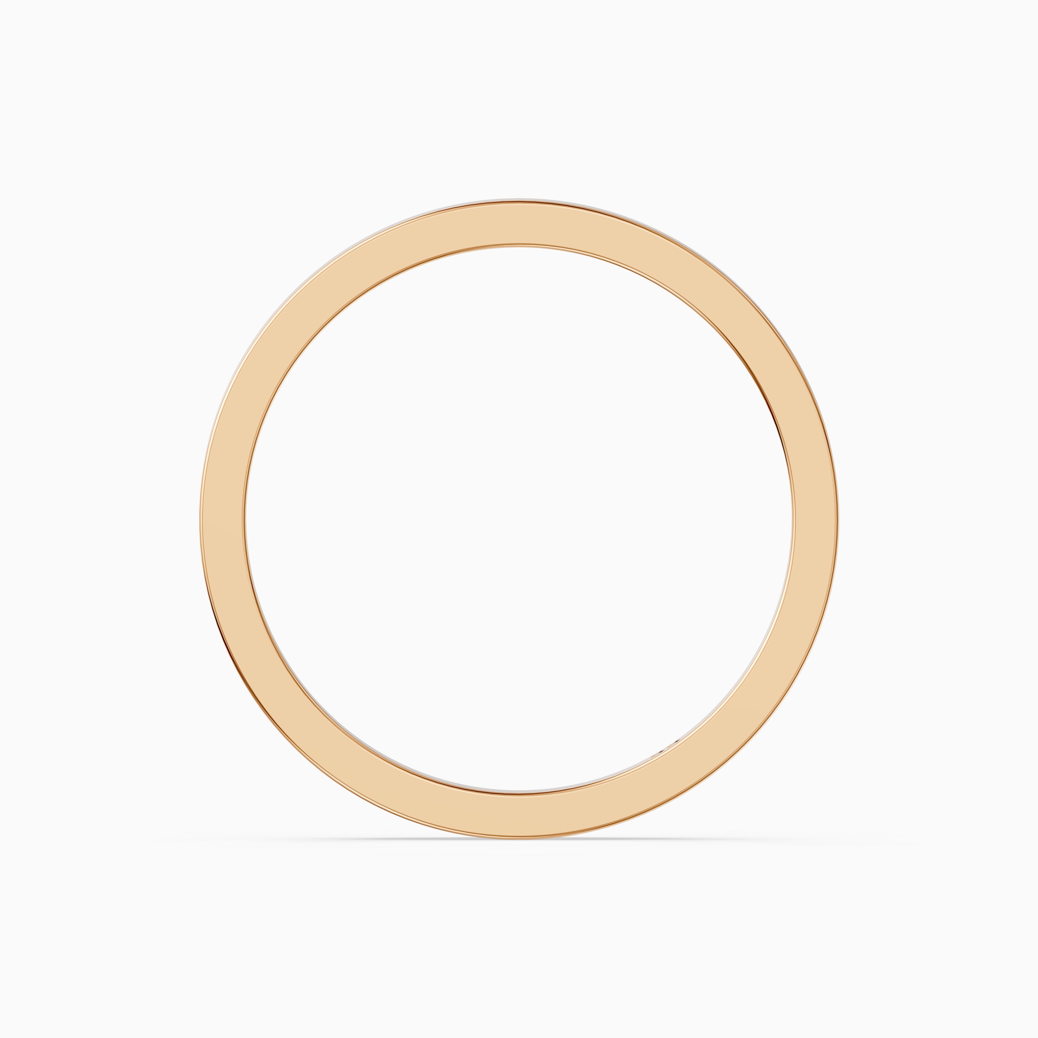 Greer Flat Standard Fit Plain Wedding Band