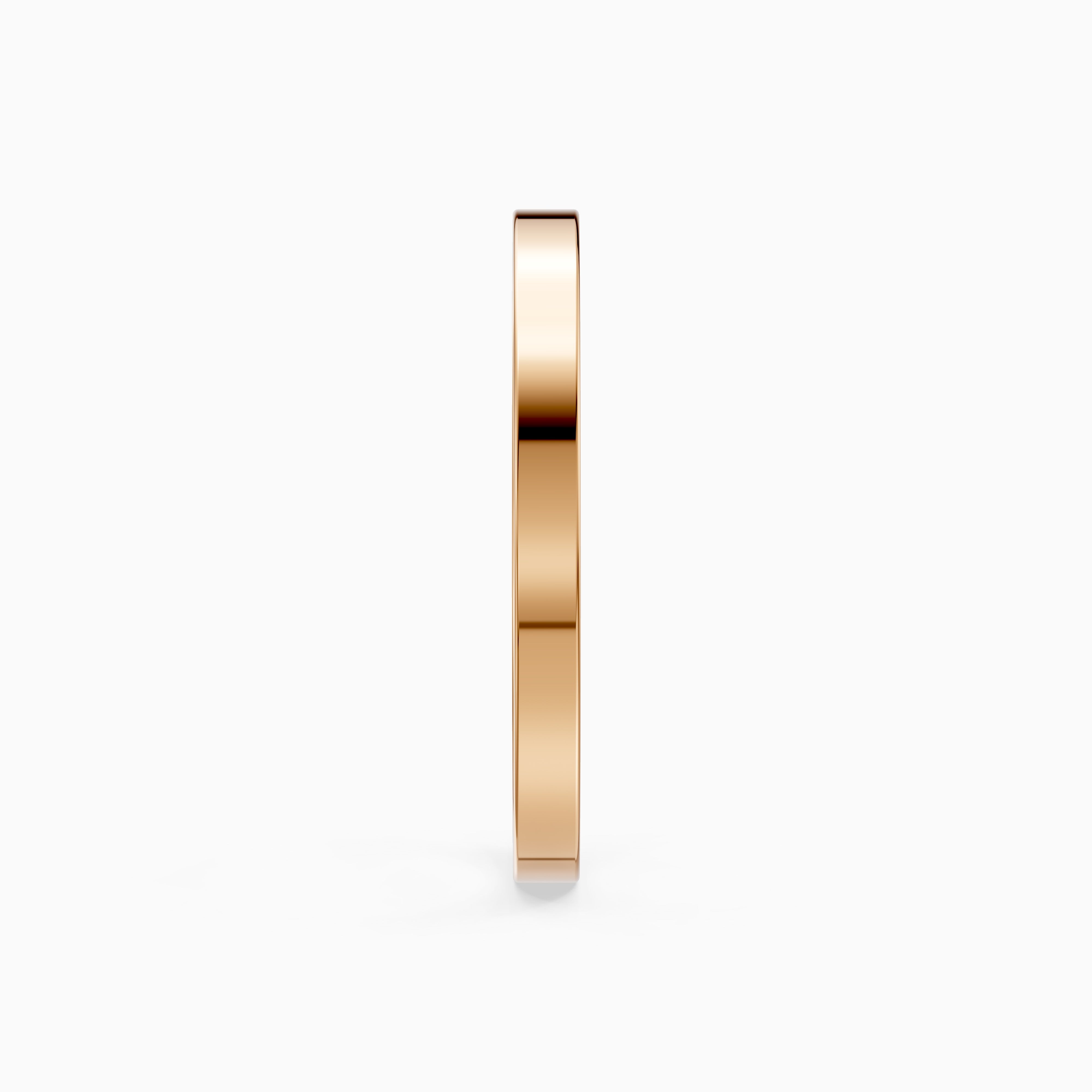 Greer Flat Standard Fit Plain Wedding Band